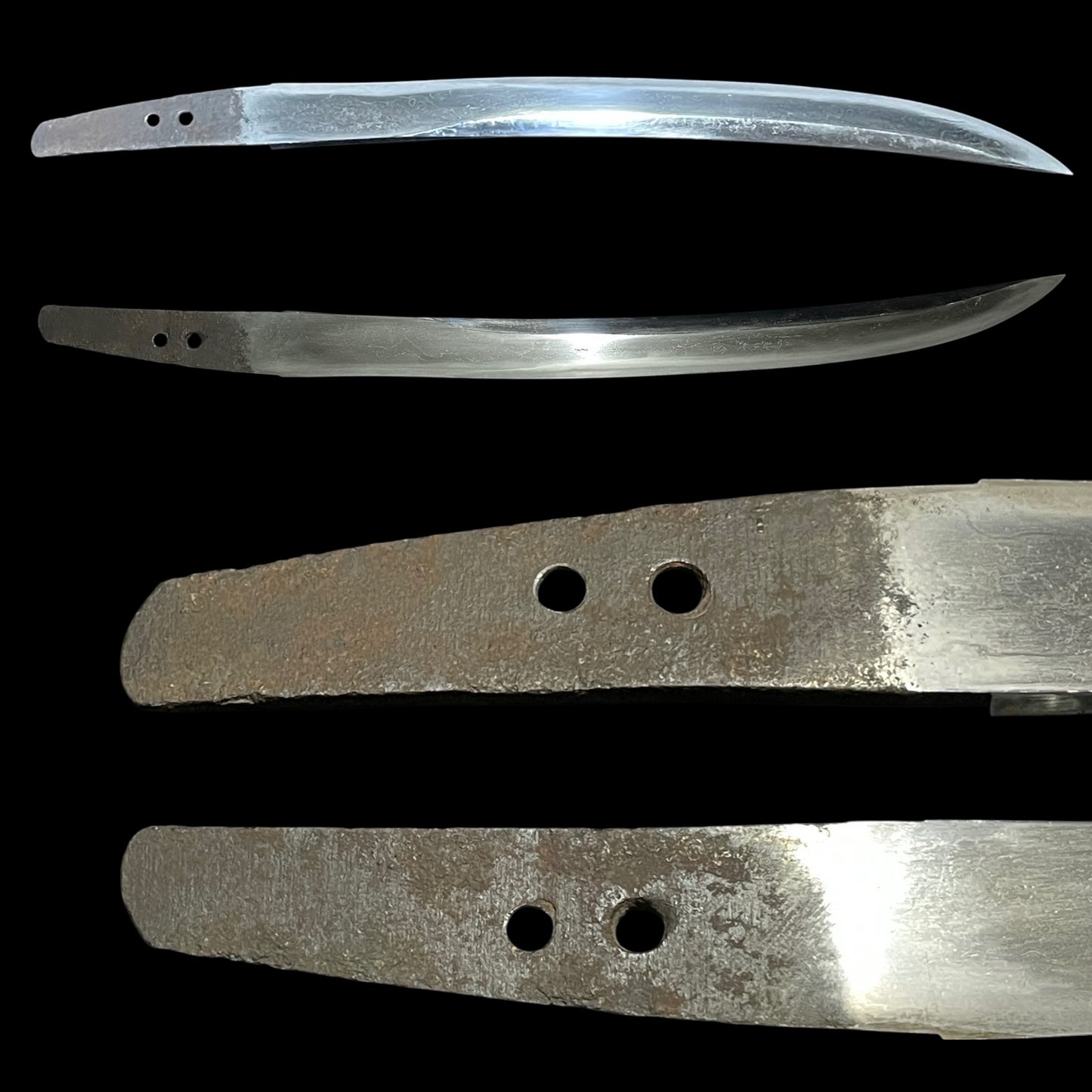 Unokubi-Zukuri 鵜首造 Wakizashi, Gourd Fuchi, Muromachi period mumei