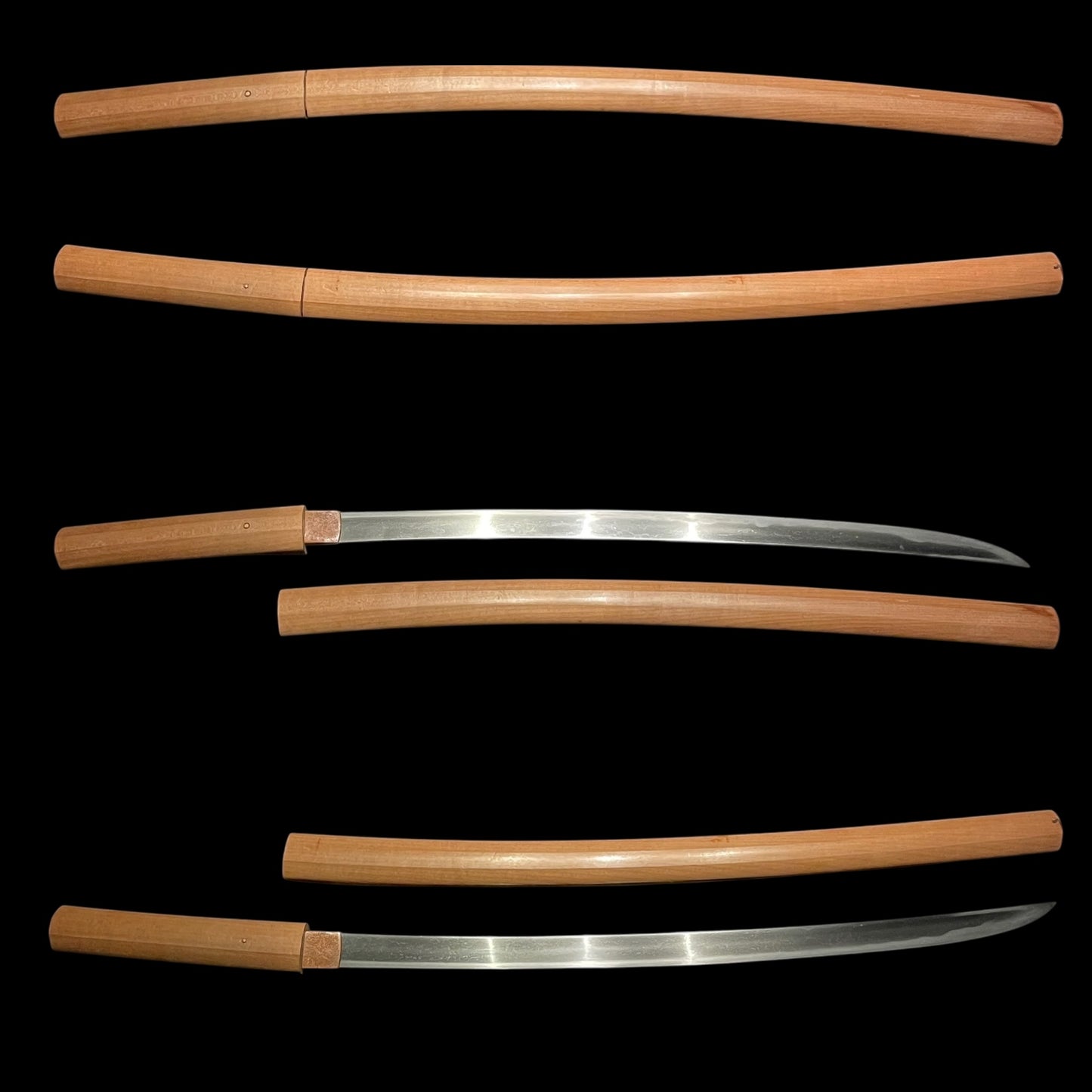 Rare Style Long Hirazukuri Wakizashi, Naminohira 波平, Muromachi period, NBTHK Certificate
