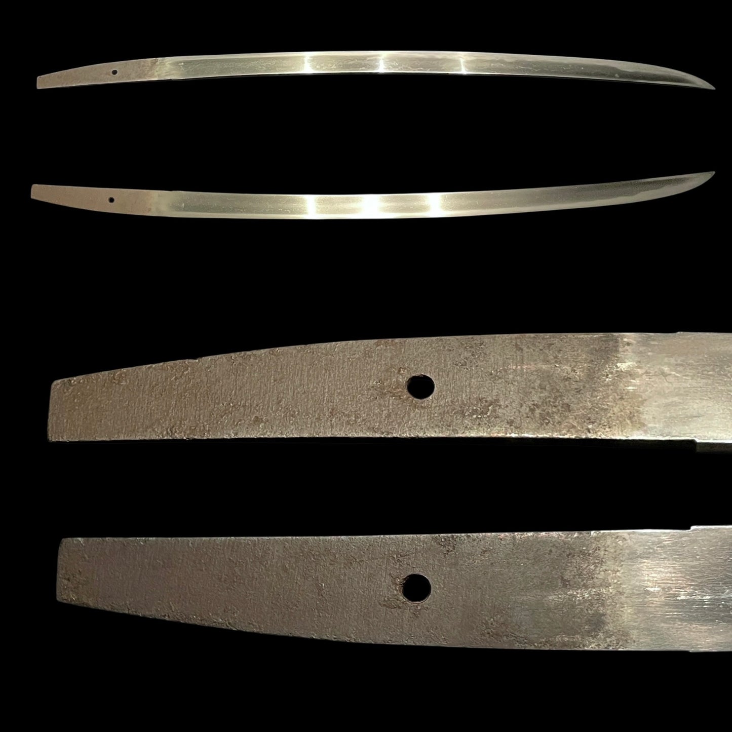 Rare Style Long Hirazukuri Wakizashi, Naminohira 波平, Muromachi period, NBTHK Certificate