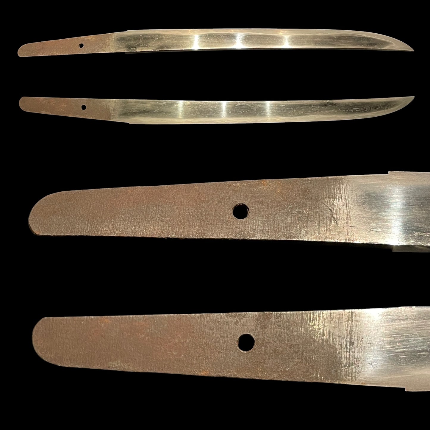 Botanshishi Fuchikashira 牡丹獅子縁頭, Sunnobi-TANTO 寸延短刀, Edo period mumei