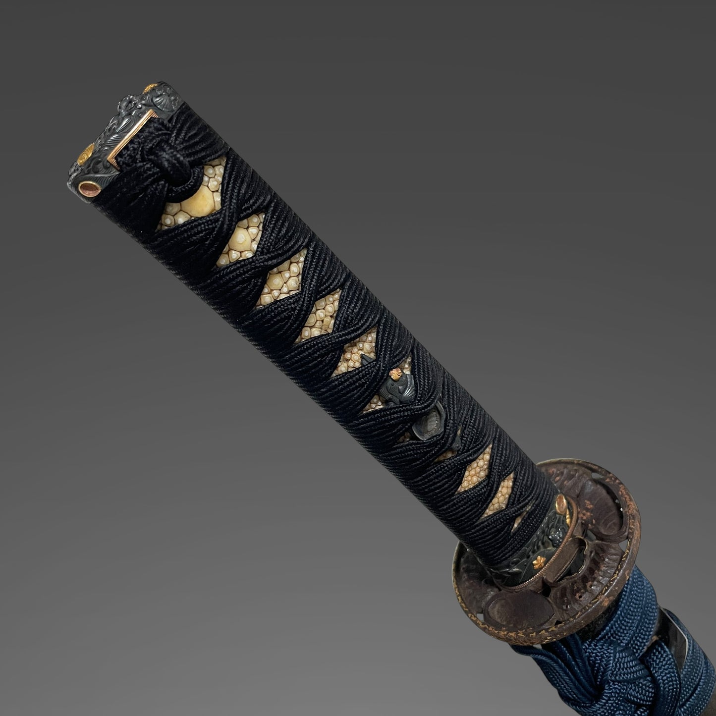 Fish and shellfish Fittings Wakizashi, Jumyo 壽命 signed, Edo period, NBTHK Certificate