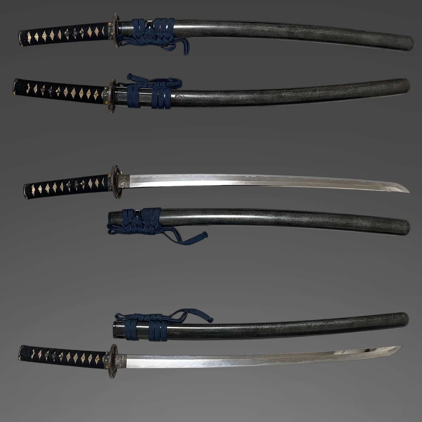 Fish and shellfish Fittings Wakizashi, Jumyo 壽命 signed, Edo period, NBTHK Certificate