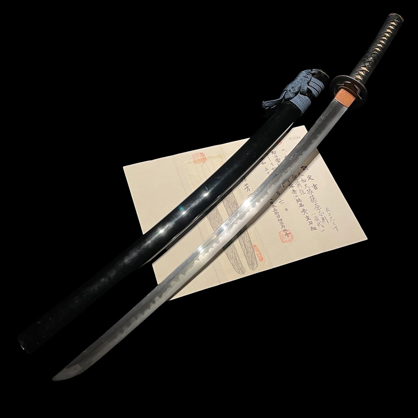 Yamatodaijo Masanori 大和大掾正則 signed KATANA, Very wide blde, Early Edo period
