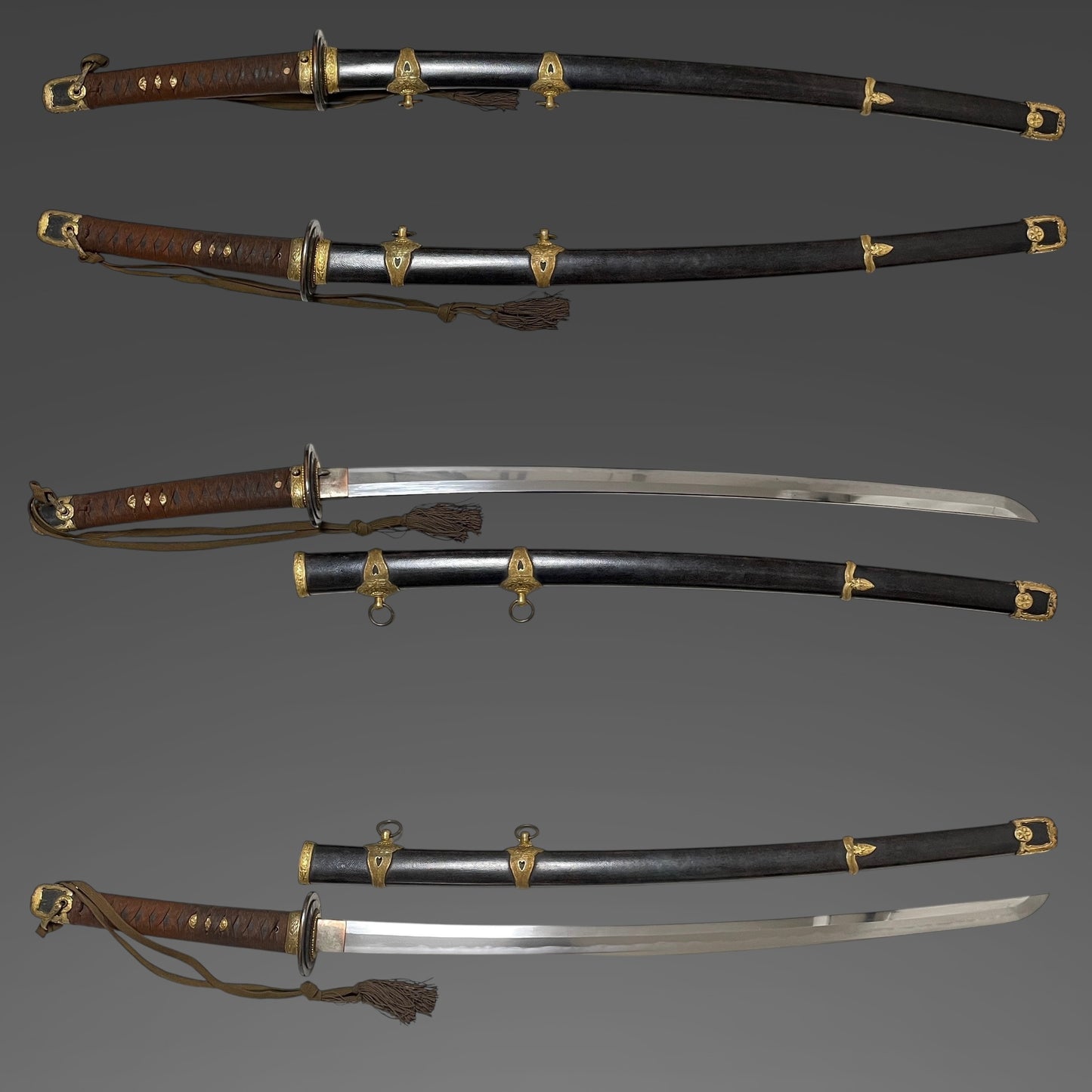 NAVY GUNTO with Tassel, Hattori Masahiro 服部正廣 signed, WW2 Japanese Officer Sword