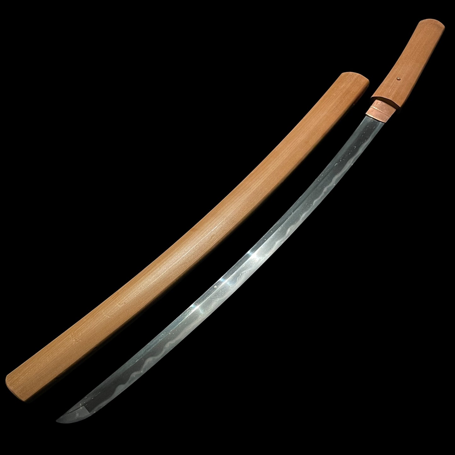 Bishuosafune Norimitsu saku  February 1560 備州長舩則光作 signed Wakizashi, Muromachi period