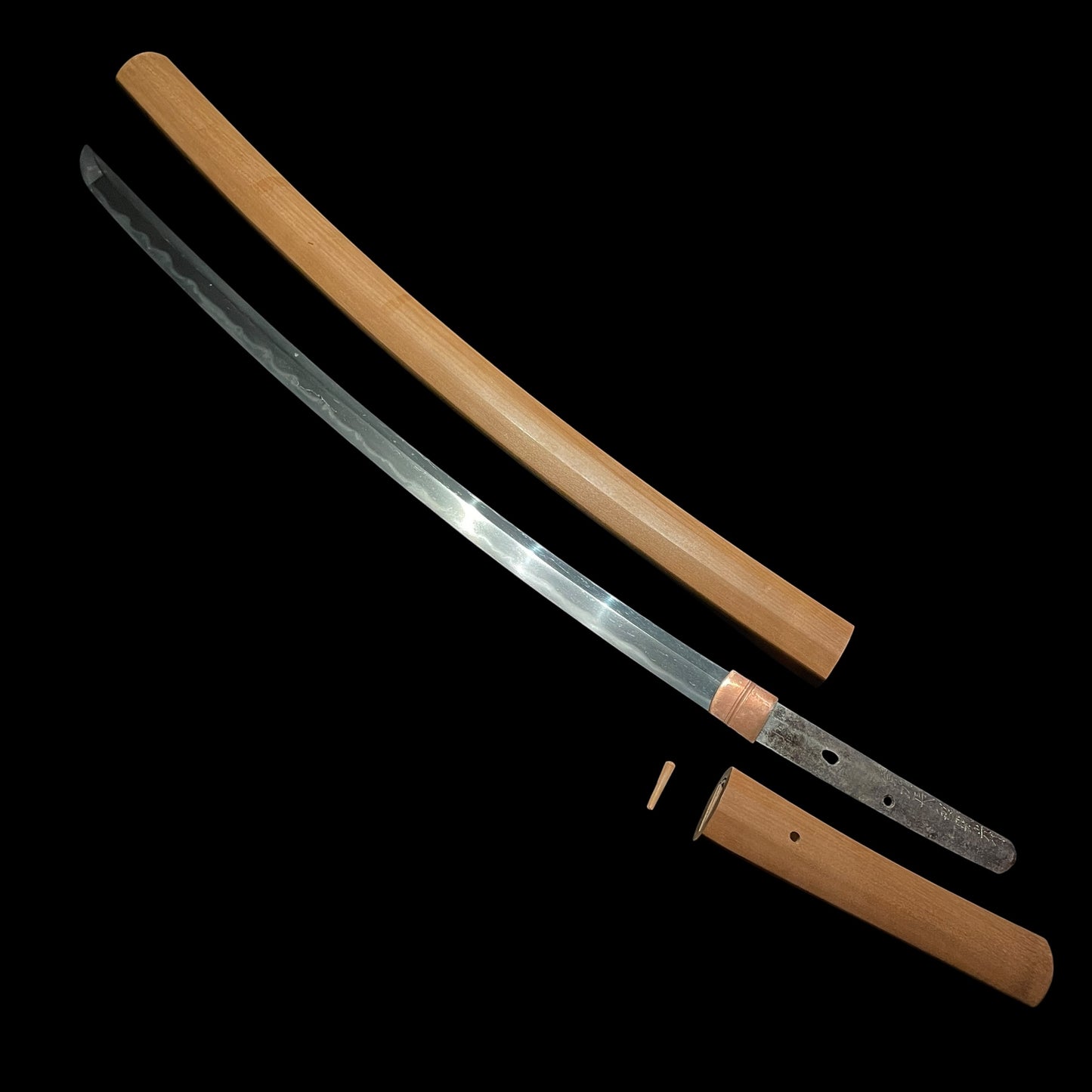 Bishuosafune Norimitsu saku  February 1560 備州長舩則光作 signed Wakizashi, Muromachi period