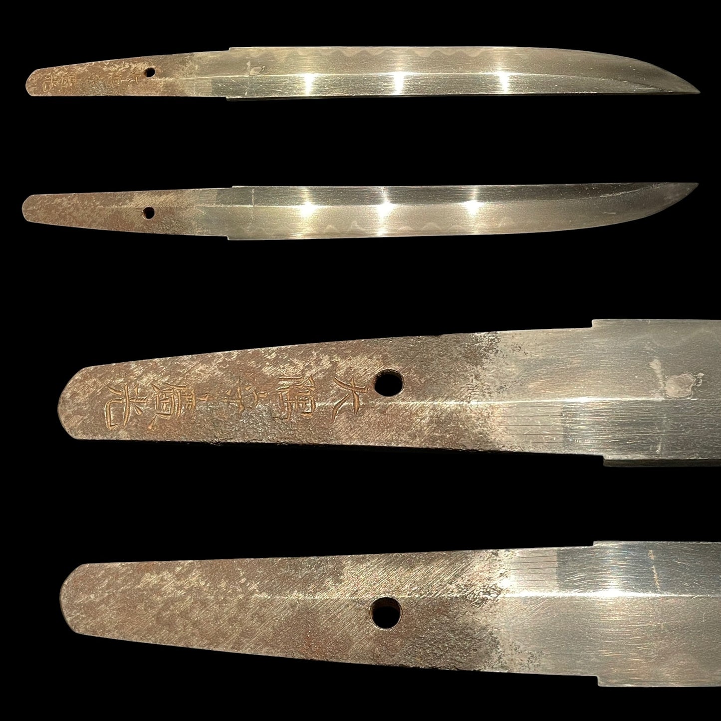 Oosuminokami Hiromitsu 大隅守廣光 signed Aikuchi TANTO, with Kozuka and Shirasaya