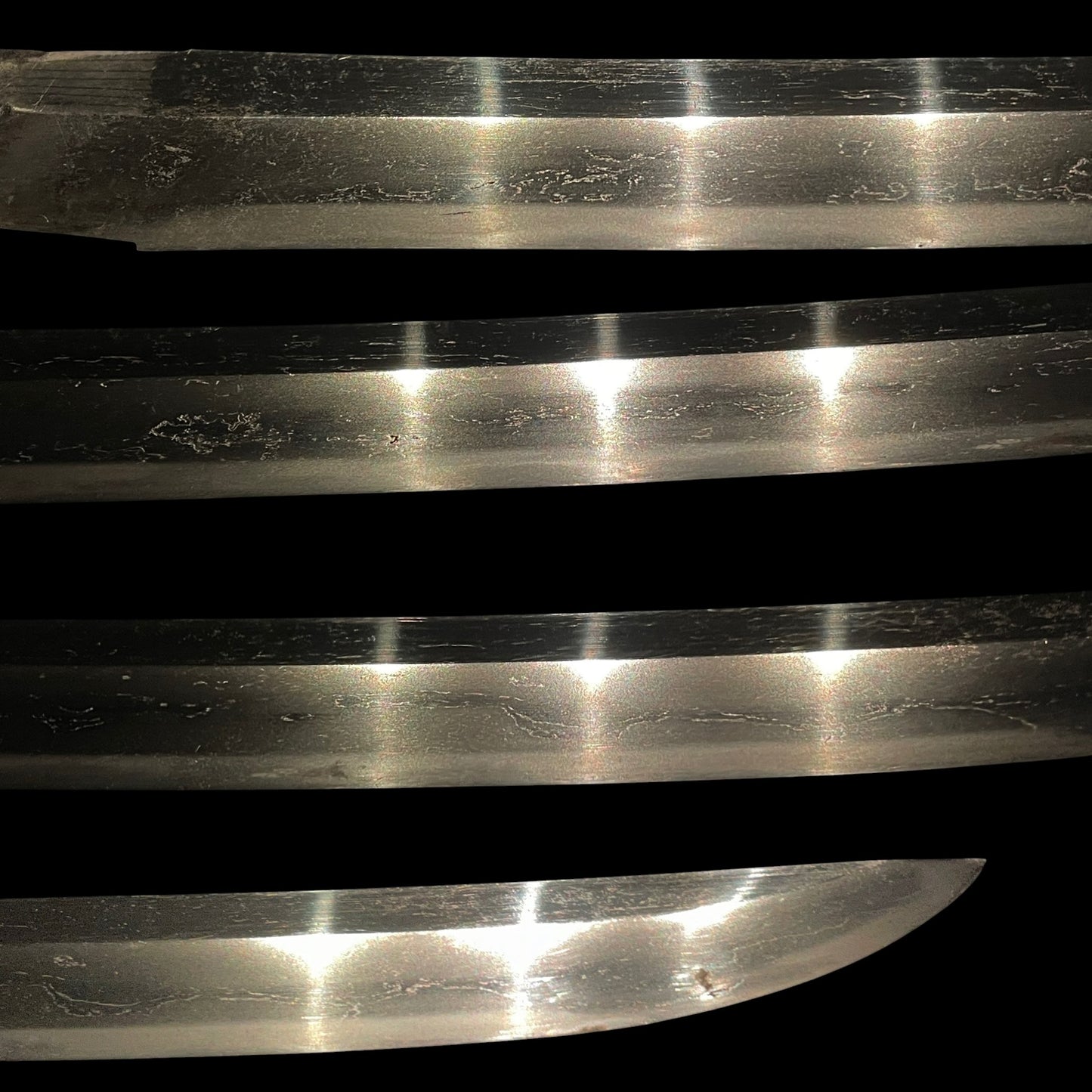 Shobuzukuri Aikuchi Wakizashi 菖蒲造合口脇差, Golden Shishi Menuki, Edo period mumei