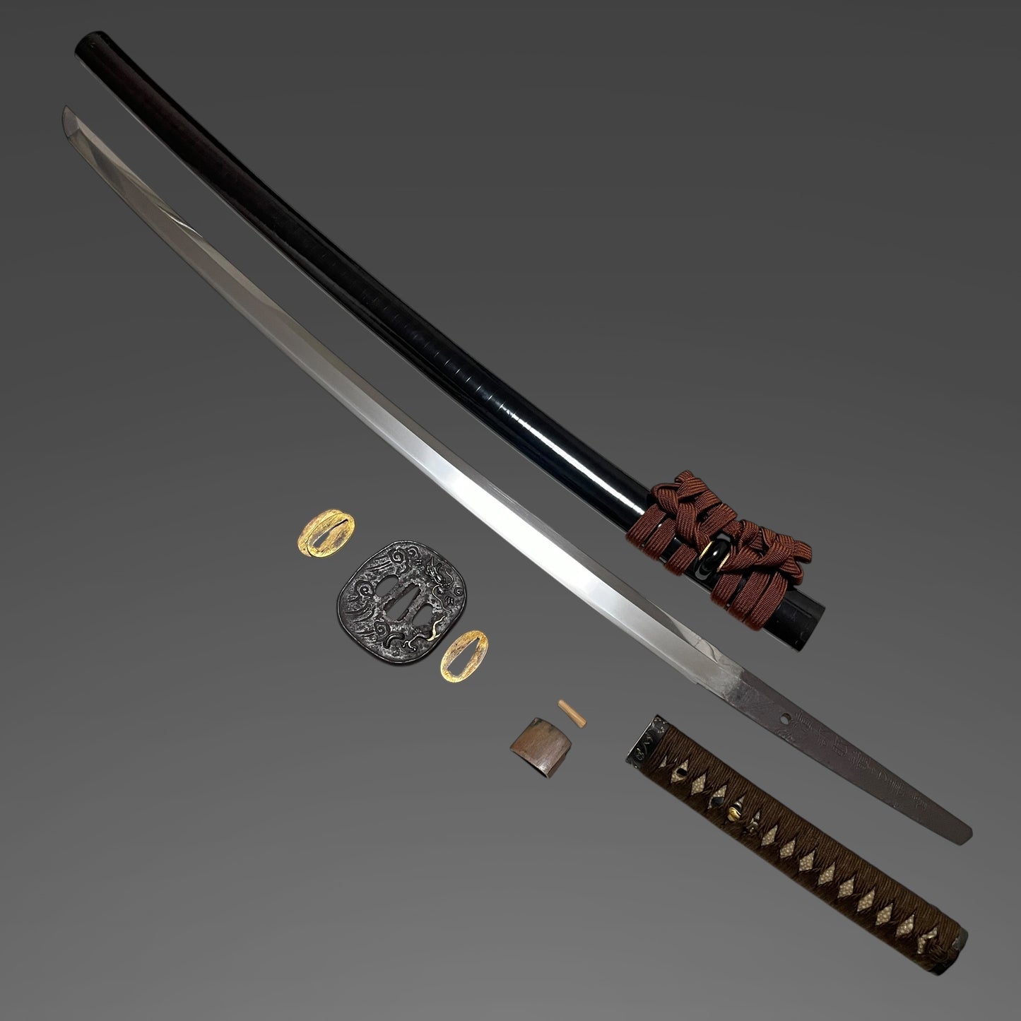 TOKUBETSU-HOZON KATANA, Hamabe Minryushi Toshizane 濱部眠龍子壽實 February 1826 signed,