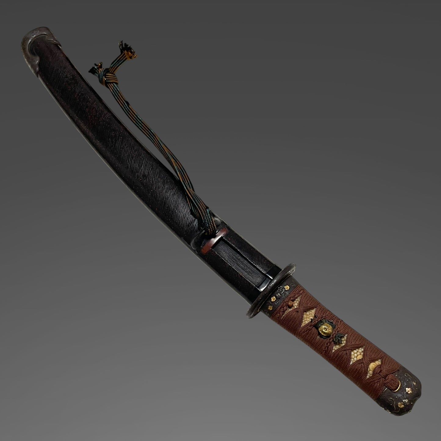 Hirazukuri TANTO, with Waka 和歌 Kozuka, Late Edo period