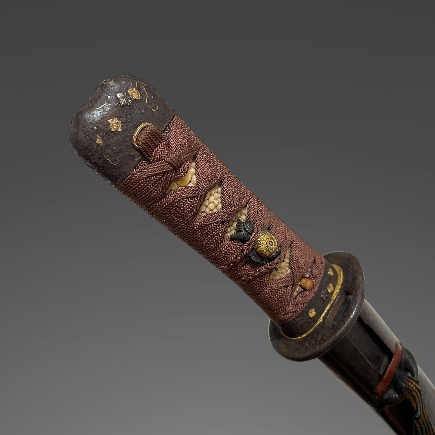 Hirazukuri TANTO, with Waka 和歌 Kozuka, Late Edo period