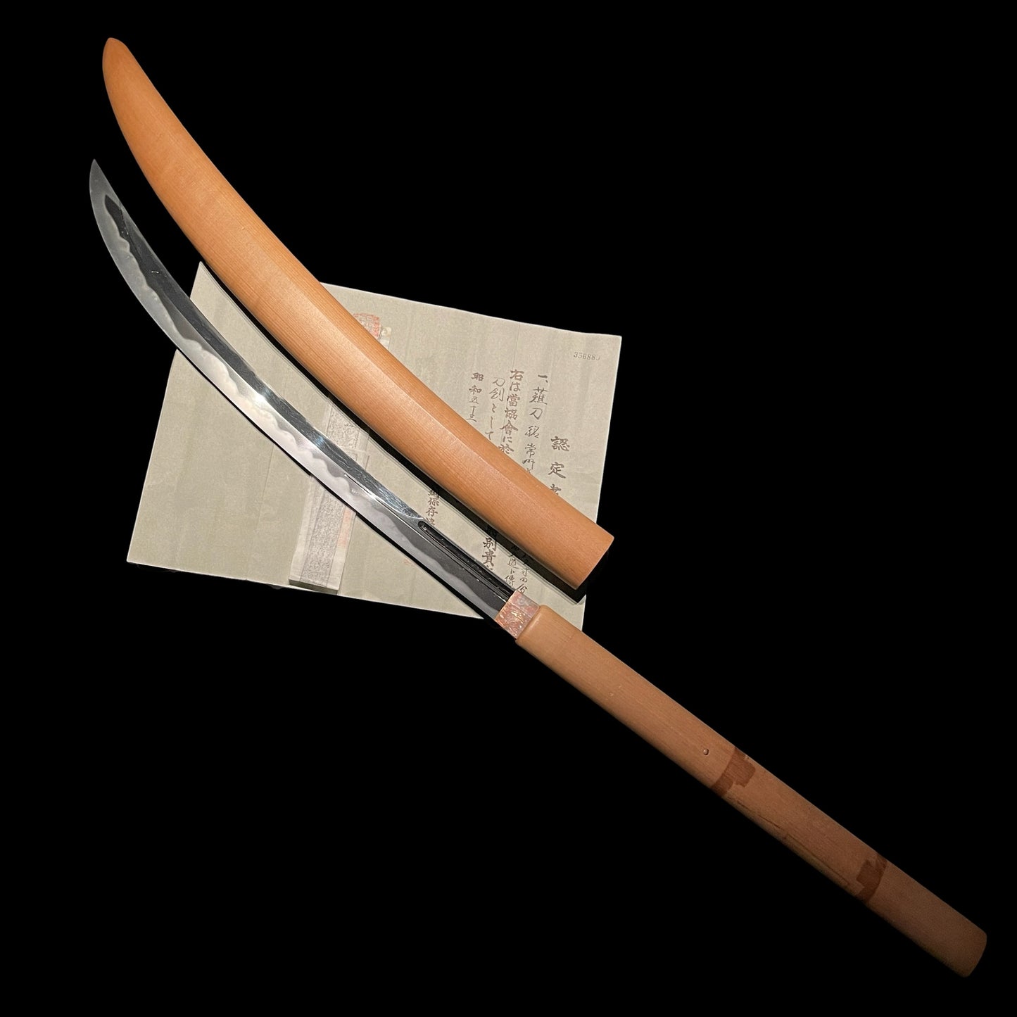 Long NAGINATA, Bandotaro Bakusei nyudo bokuden 坂東太郎鎮正入道ト伝 signed, Early Edo period