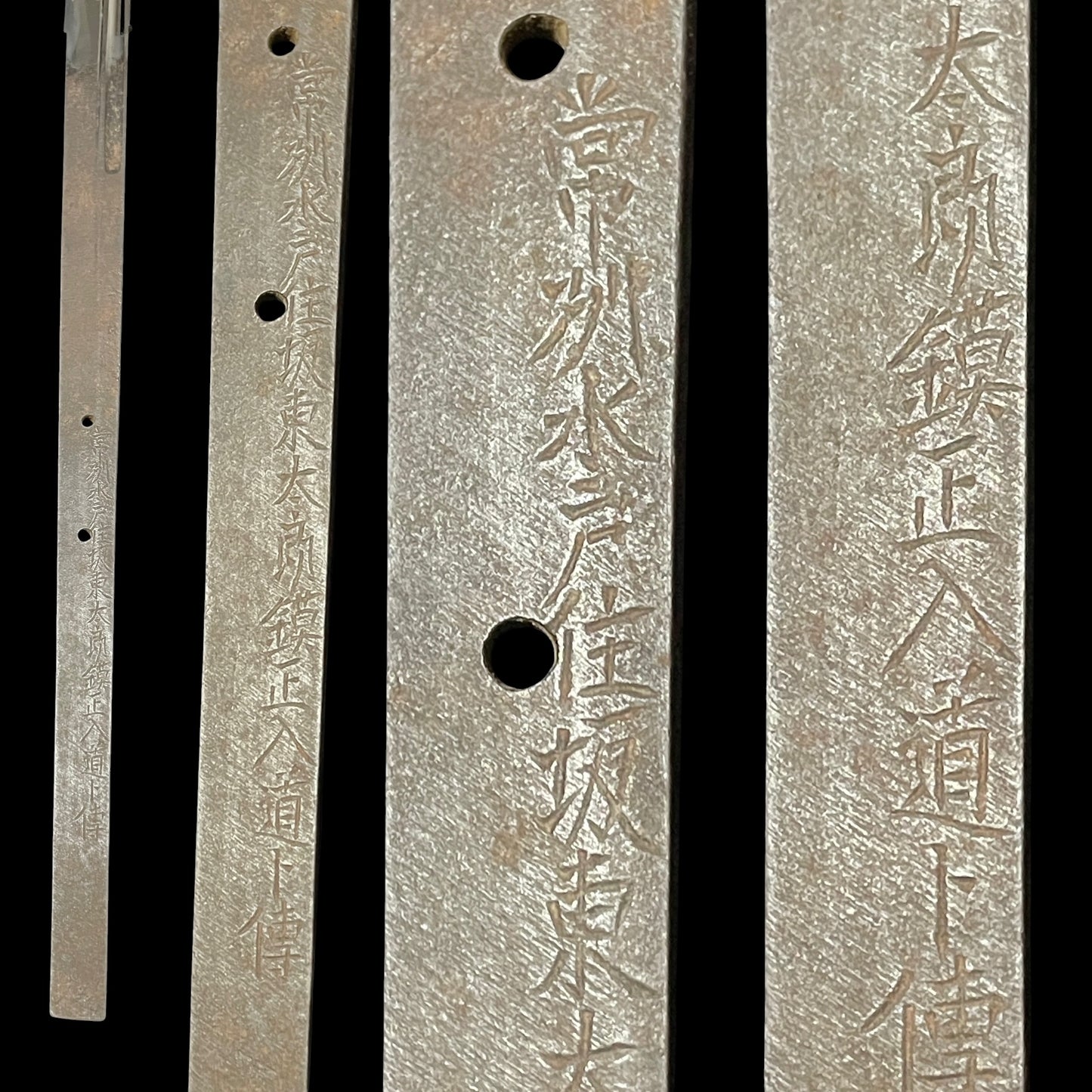 Long NAGINATA, Bandotaro Bakusei nyudo bokuden 坂東太郎鎮正入道ト伝 signed, Early Edo period
