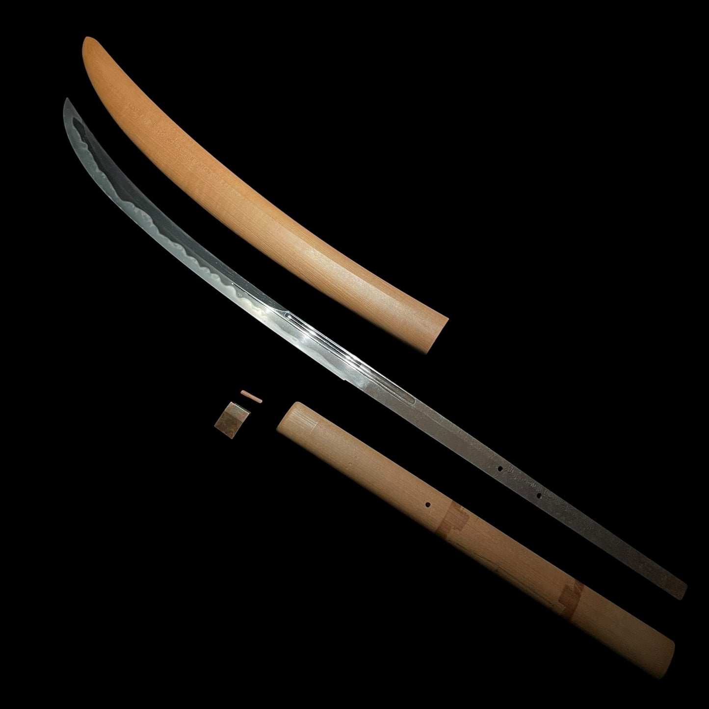 Long NAGINATA, Bandotaro Bakusei nyudo bokuden 坂東太郎鎮正入道ト伝 signed, Early Edo period