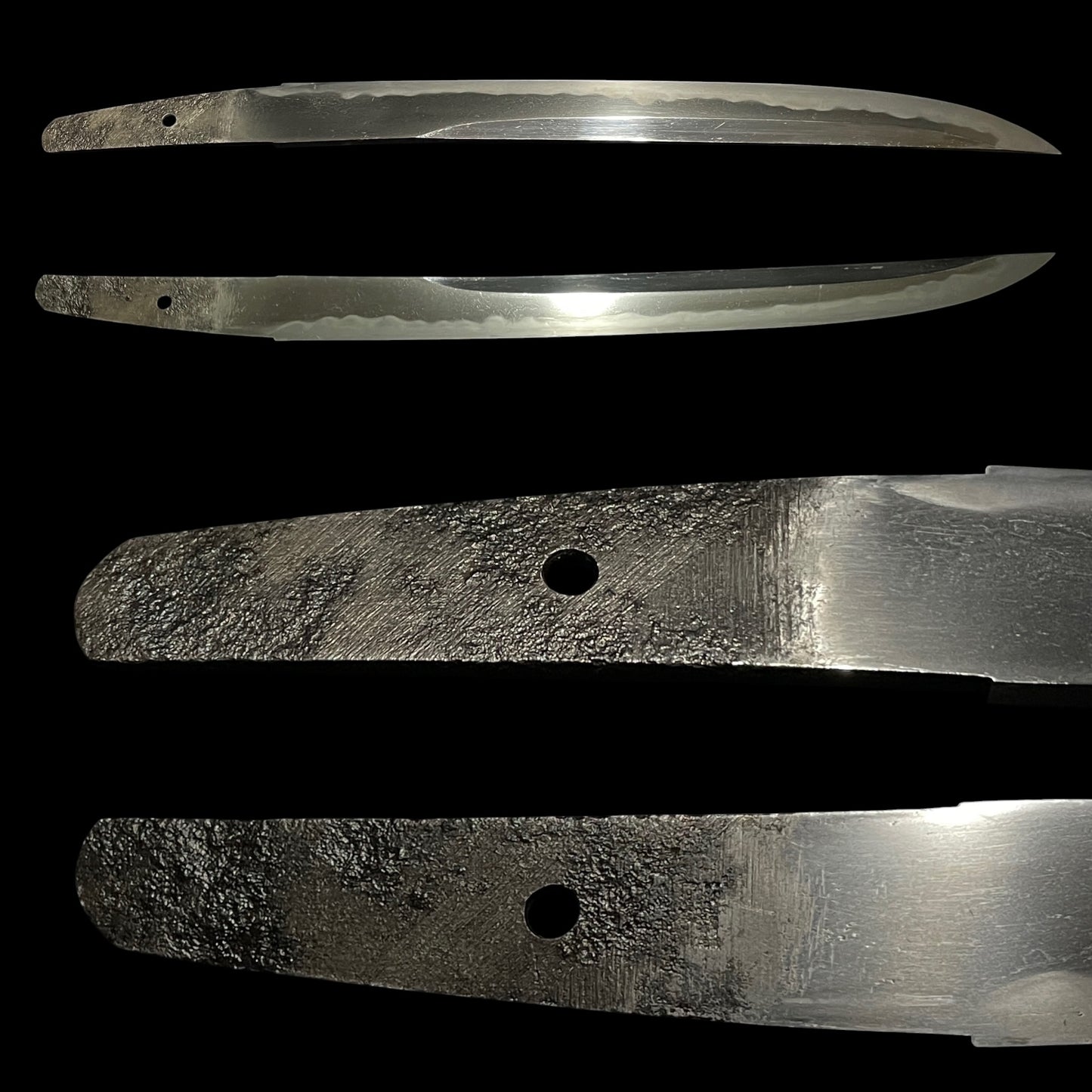 Unokubi-Zukuri 鵜首造 Aikuchi Koshirae TANTO, Dragonfly Menuki, Late Edo period