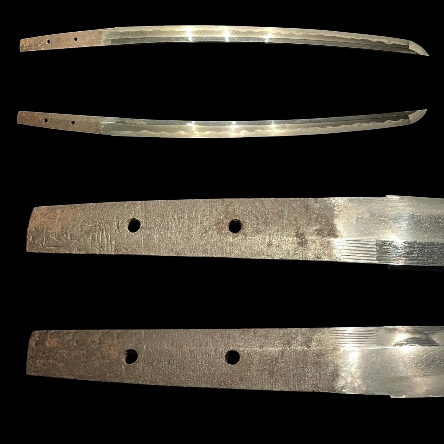 Nobukuni 信國 signed Wakizashi, with Kanteikofuda 鑑定小札, Muromachi period