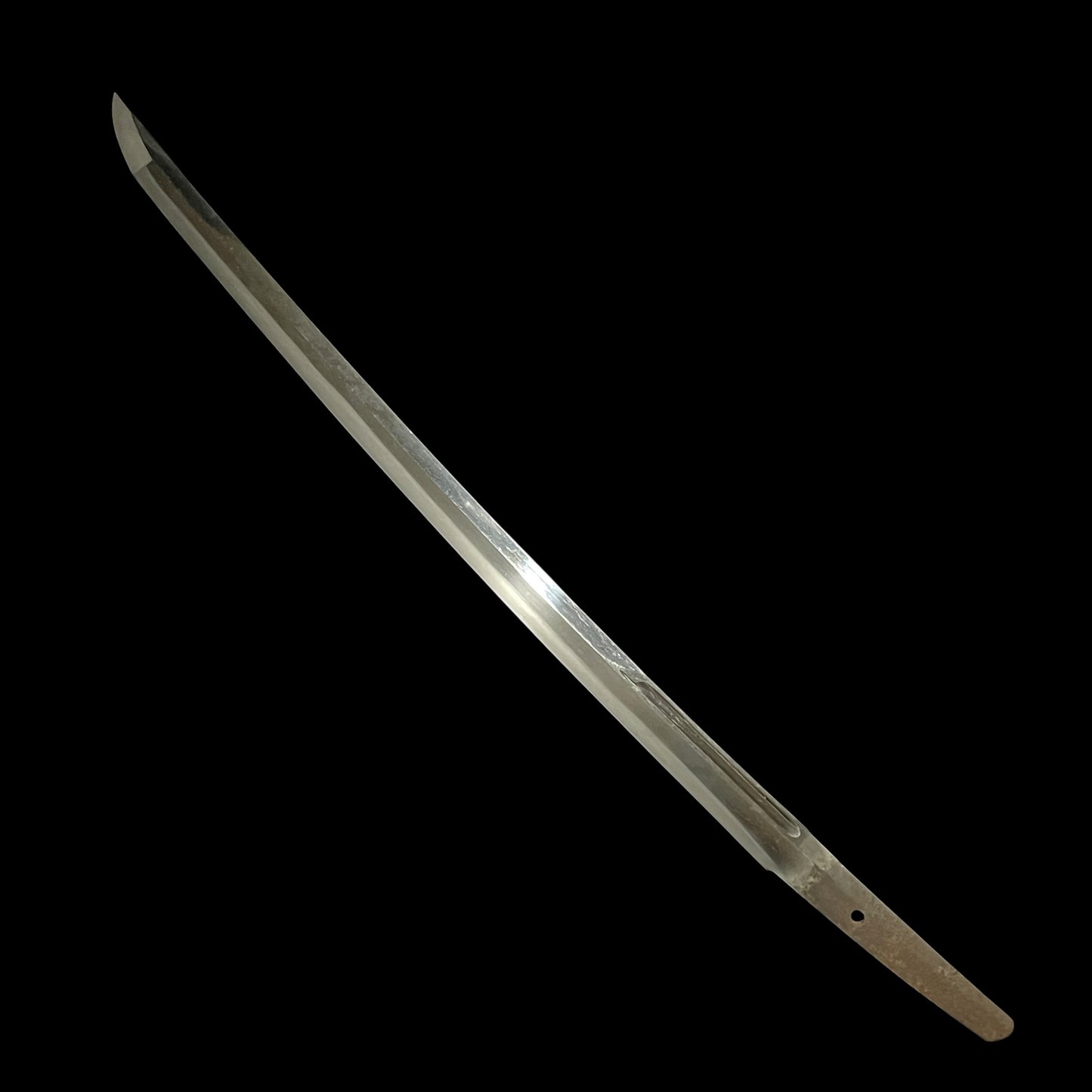 Nagamaki Naoshi Style Long Wakizashi, Kanemitsu 兼光 signed, Muromachi period