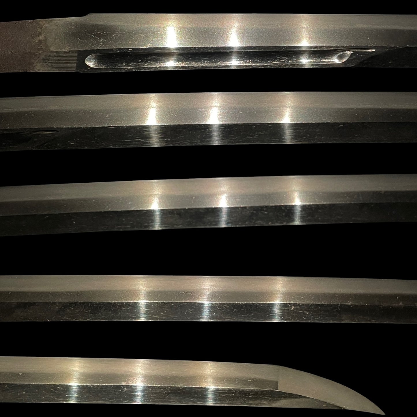 Nagamaki Naoshi Style Long Wakizashi, Kanemitsu 兼光 signed, Muromachi period