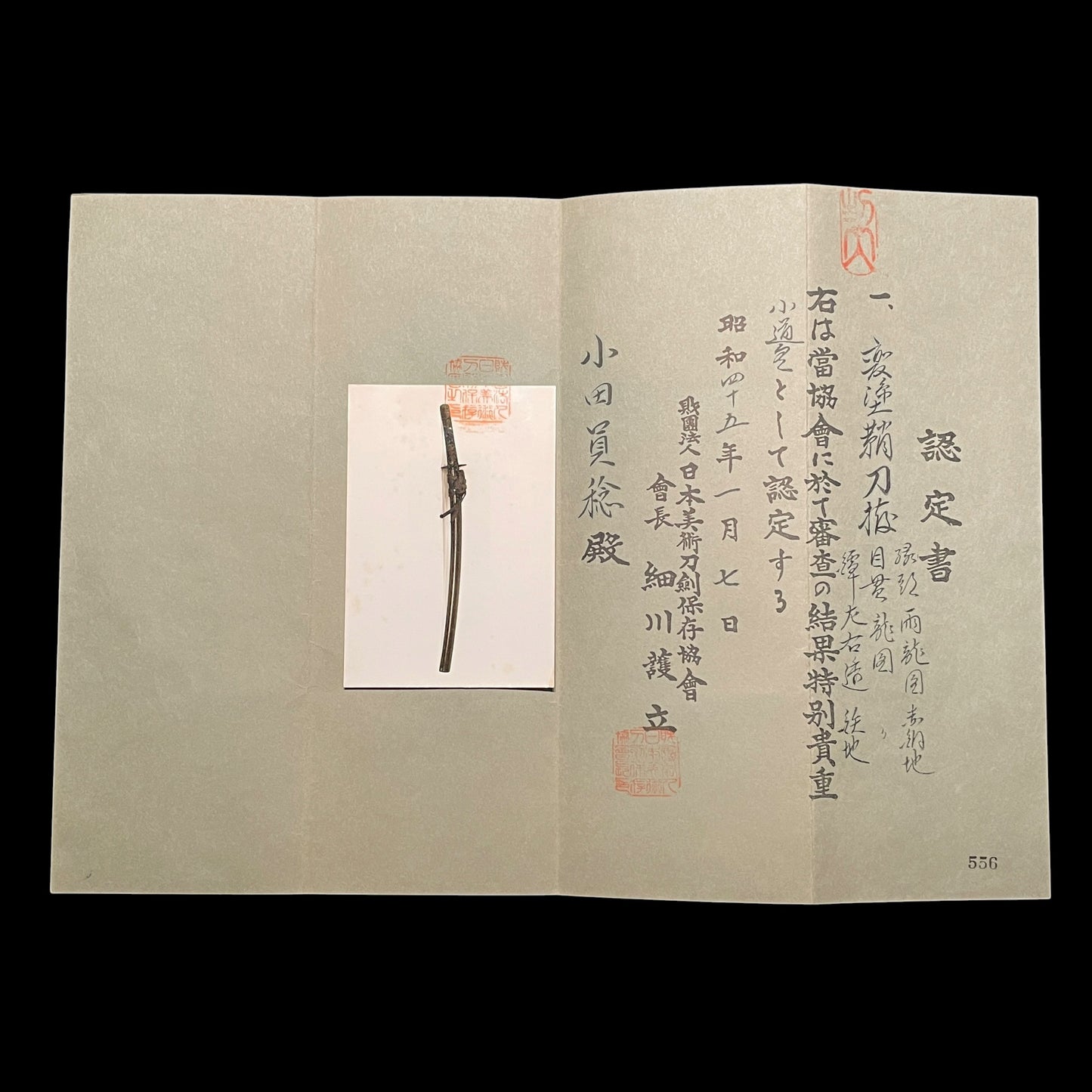 Dragon Fittings Long Wakizashi, Fujiwara Noriyuki 藤原則行 signed, Edo period