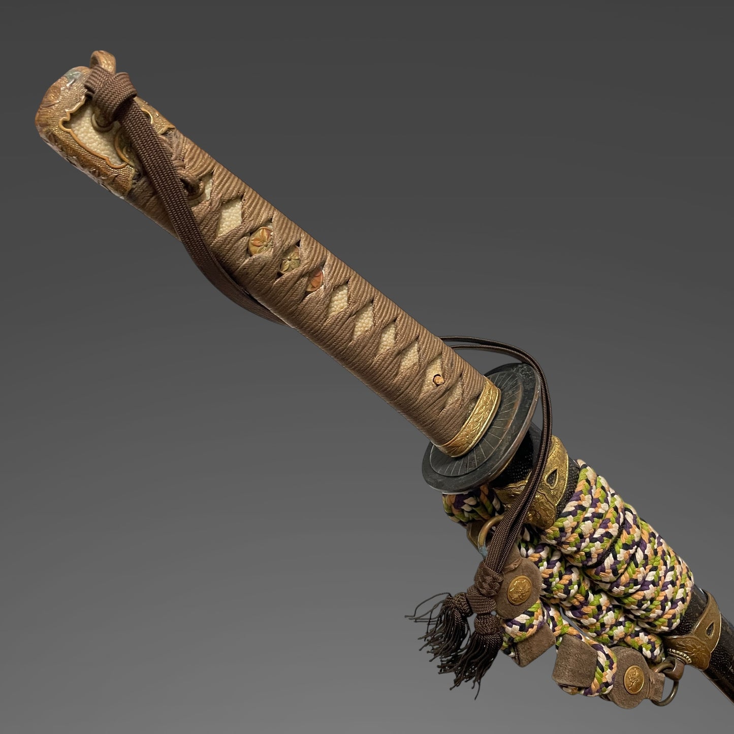 TACHI Style Navy Gunto 太刀型海軍刀 with Tassel, Serial number engraved