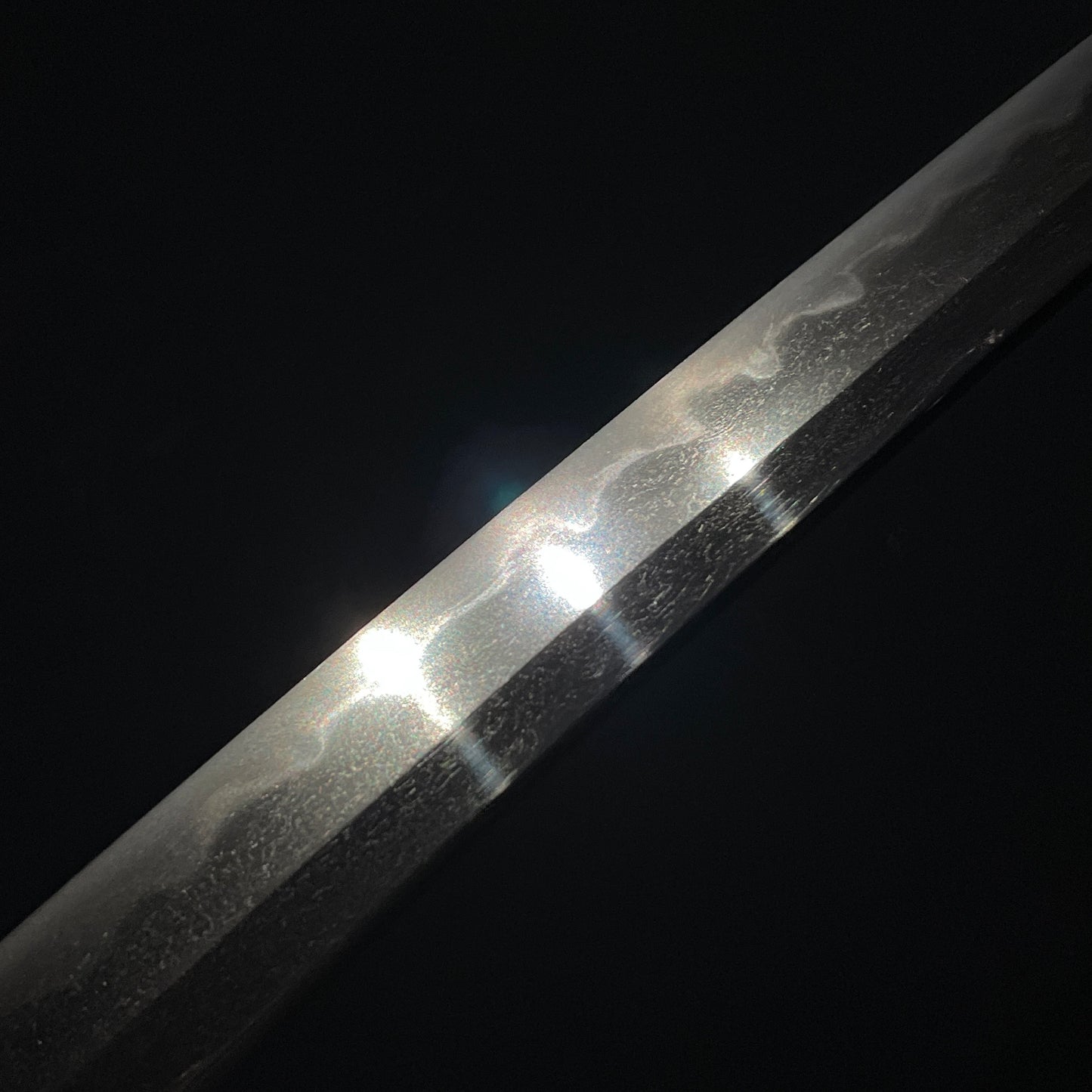 Aogaimijin-Saya 青貝微塵鞘 Wakizashi, Thick Tsuba, Edo period mumei