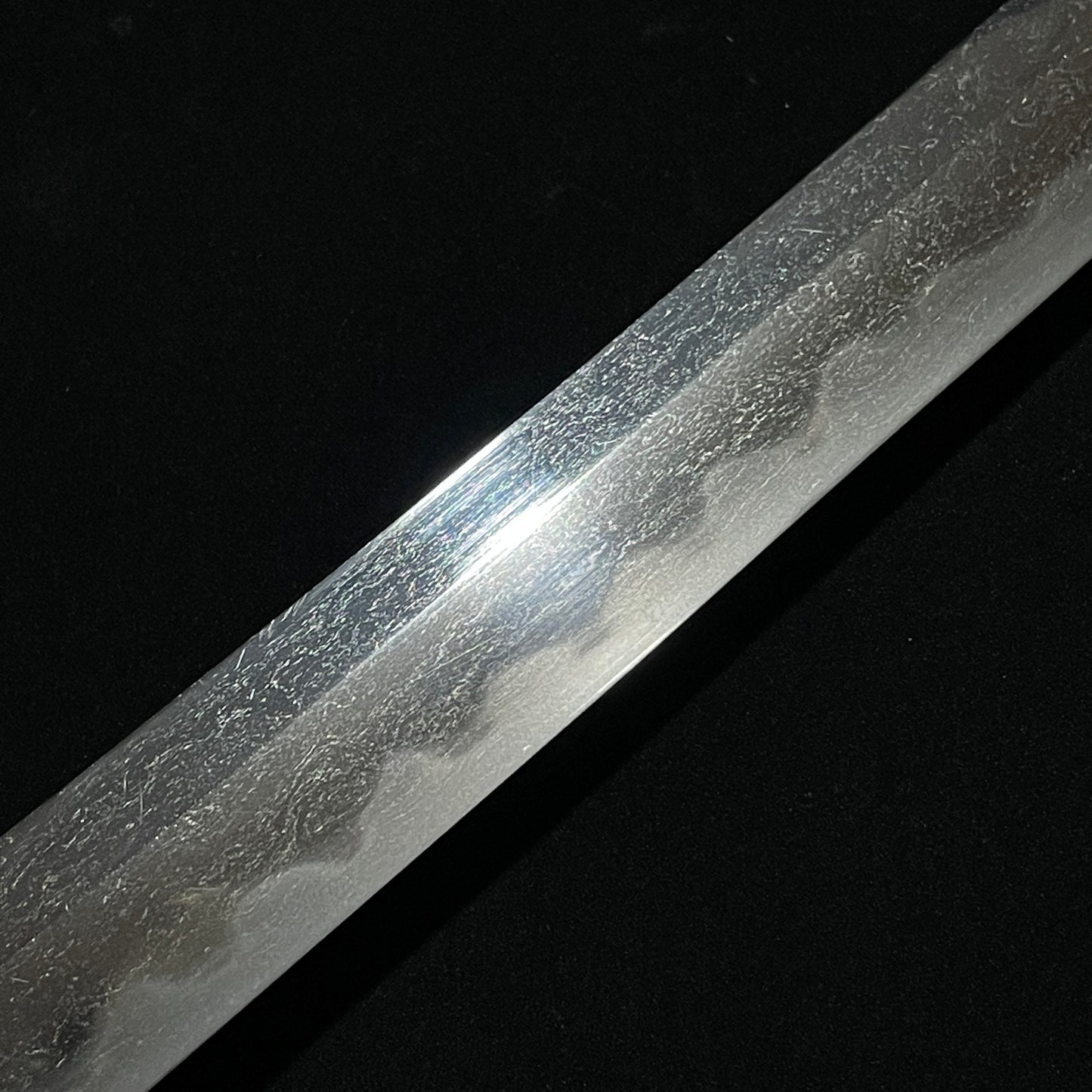 Aogaimijin-Saya 青貝微塵鞘 Wakizashi, Thick Tsuba, Edo period mumei
