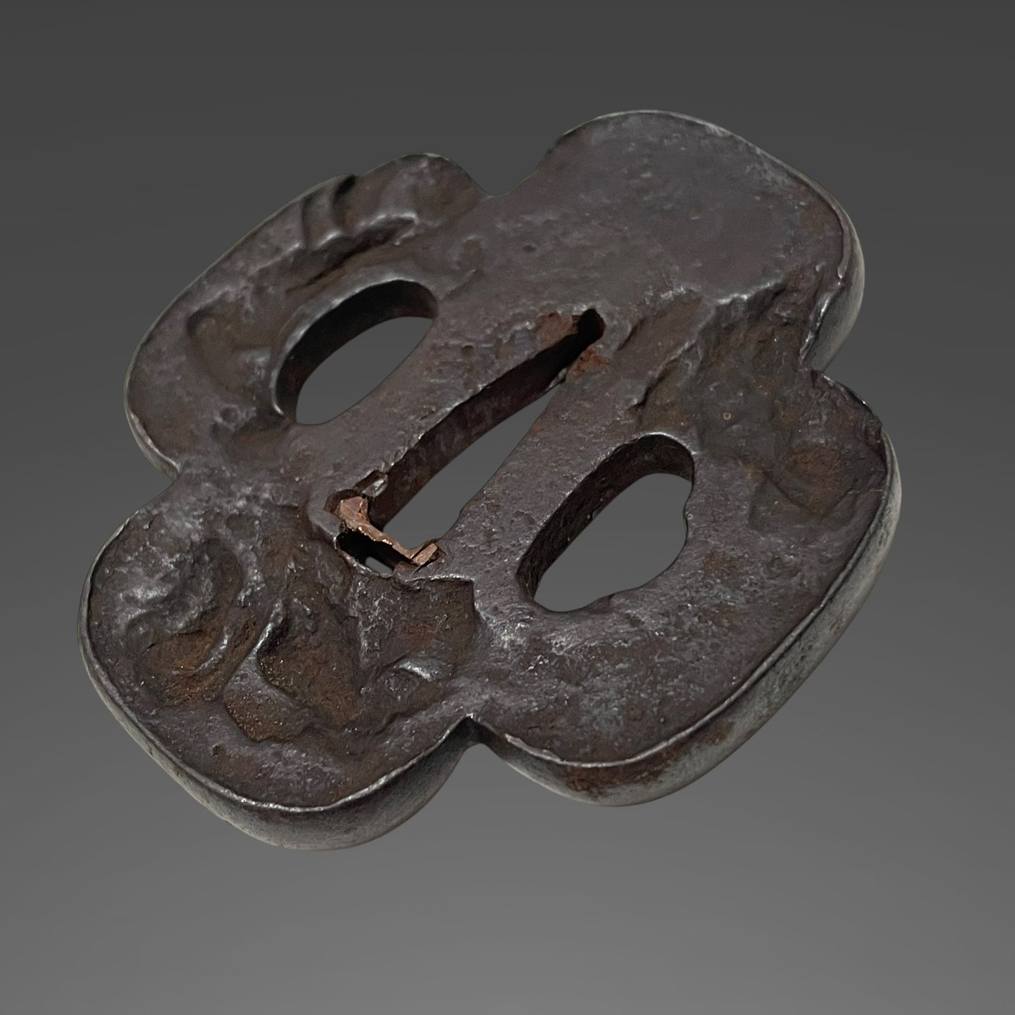 Aogaimijin-Saya 青貝微塵鞘 Wakizashi, Thick Tsuba, Edo period mumei