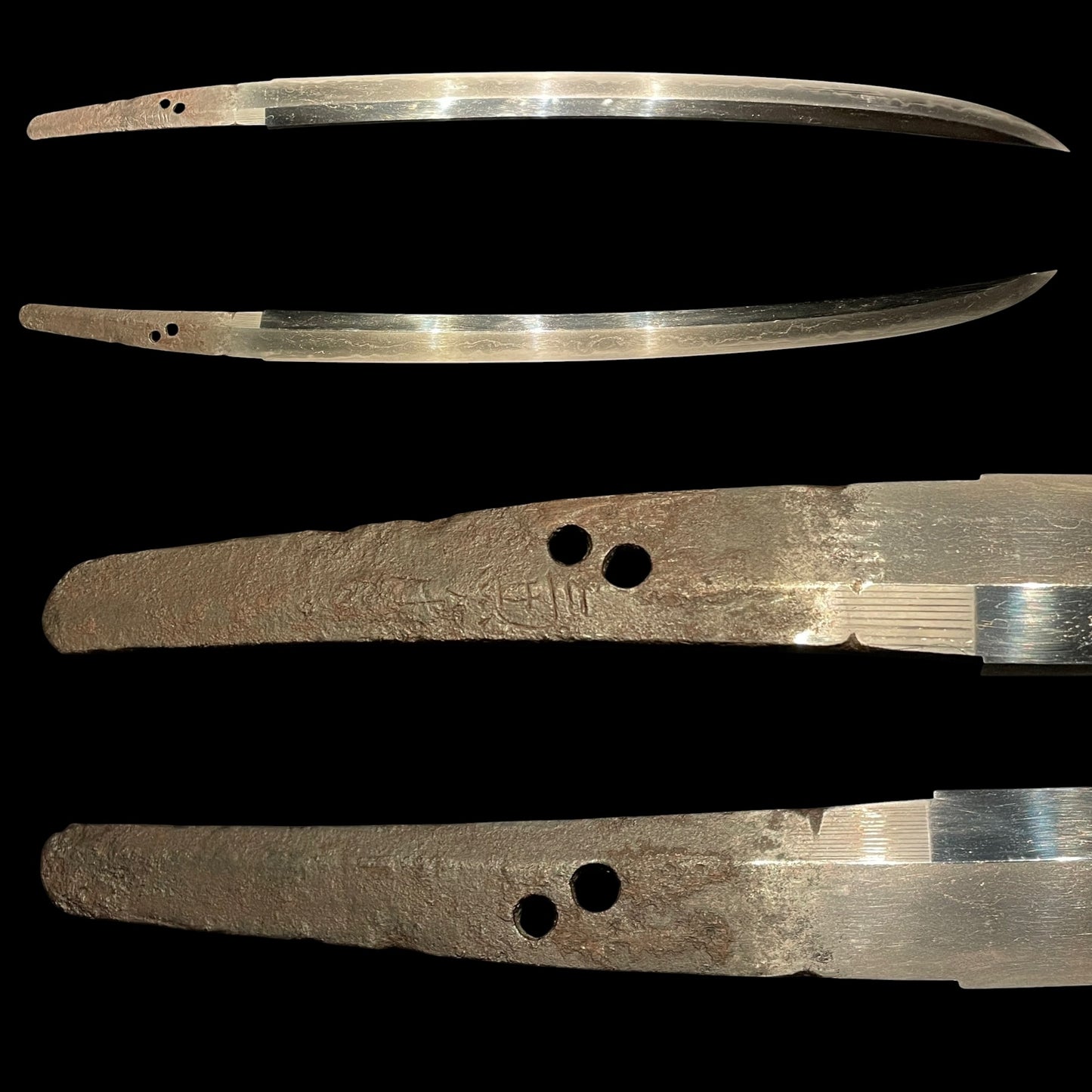Naginata Naoshi Style, Kaneuji 兼氏 signed, Shobuzukuri Wakizashi, Muromachi period