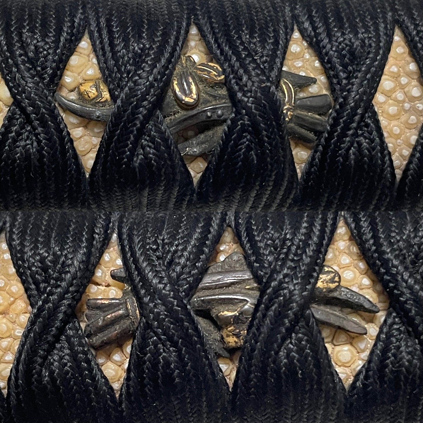 Short Black Wakizashi, Dragon Kashira, Edo period mumei