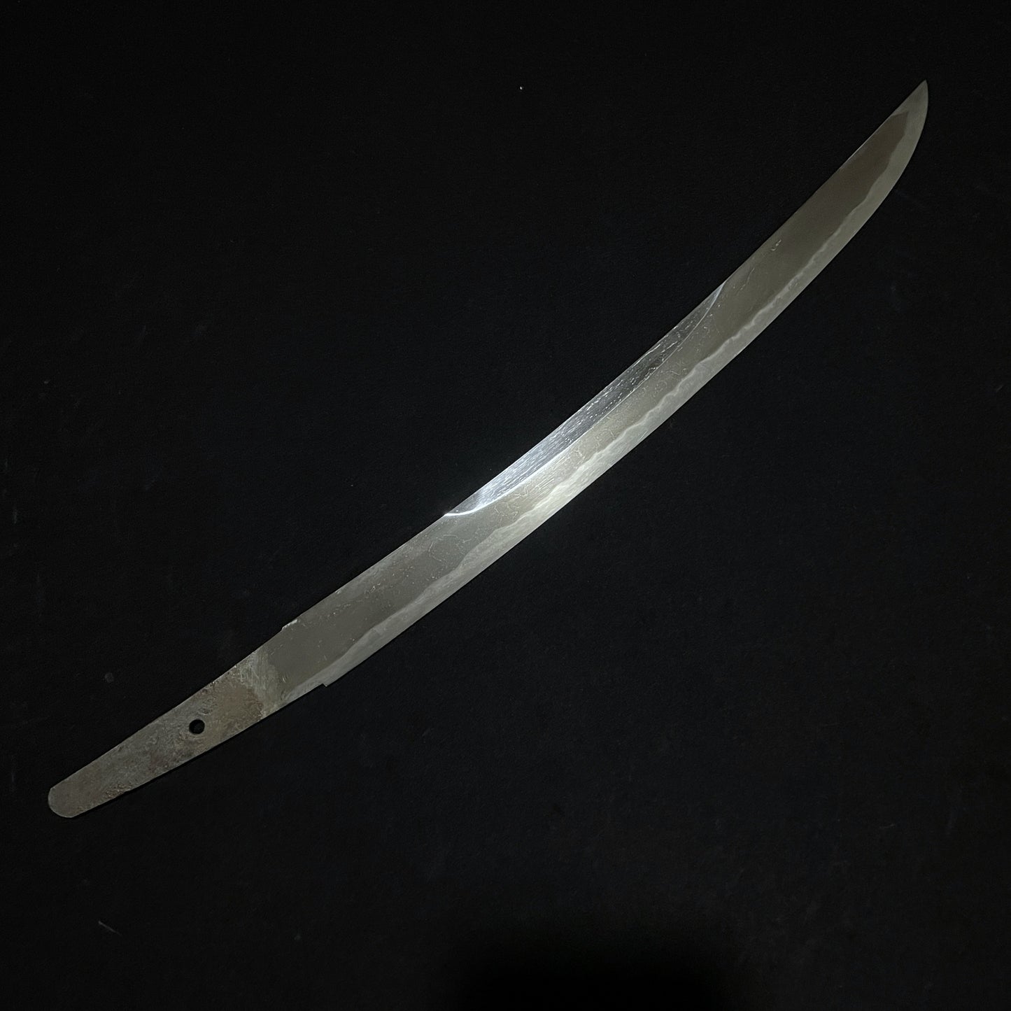 Unokubi-Zukuri 鵜首造 Wakizashi, Thick blade, Edo period mumei