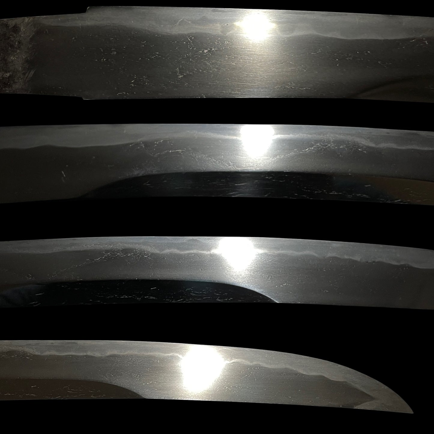 Unokubi-Zukuri 鵜首造 Wakizashi, Thick blade, Edo period mumei