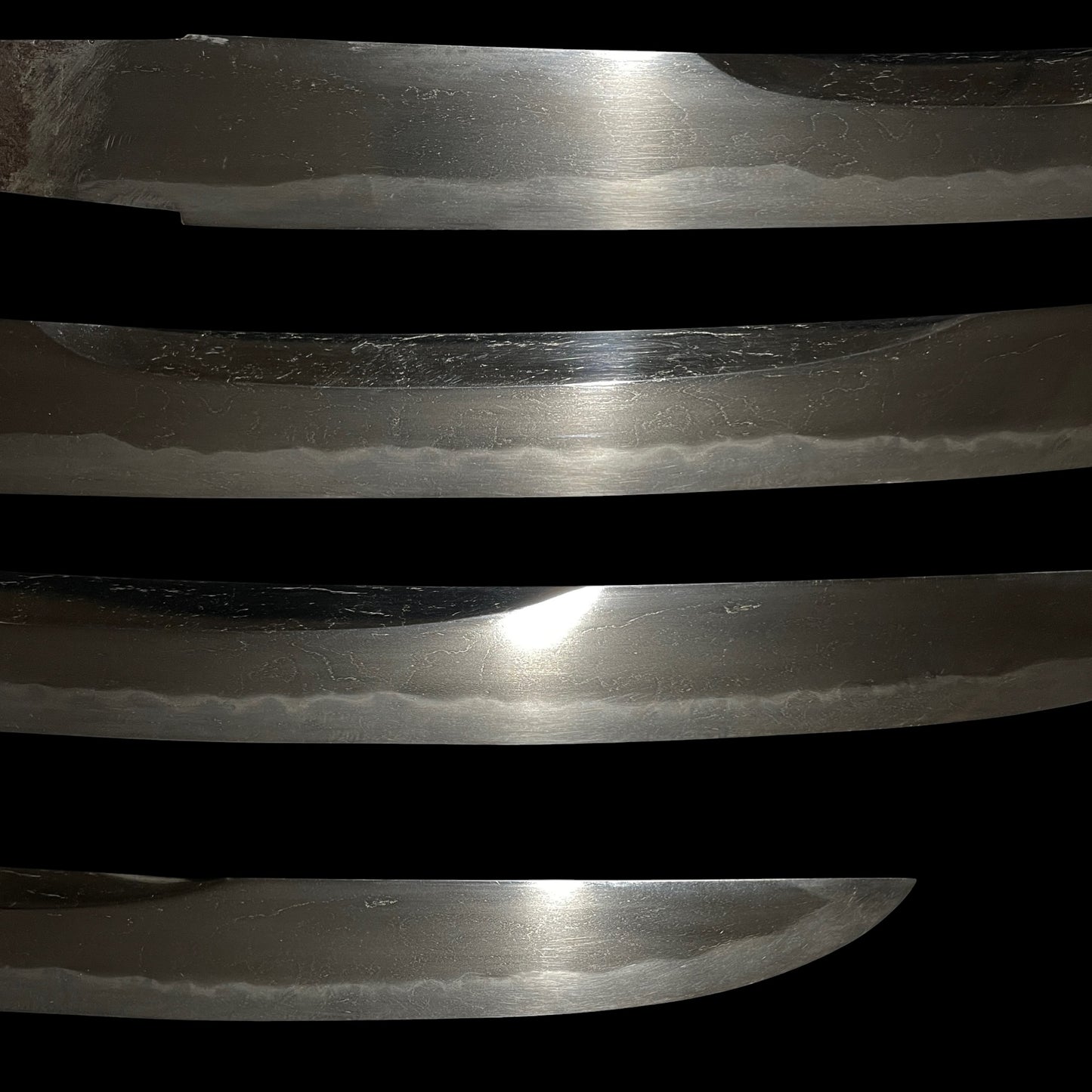 Unokubi-Zukuri 鵜首造 Wakizashi, Thick blade, Edo period mumei