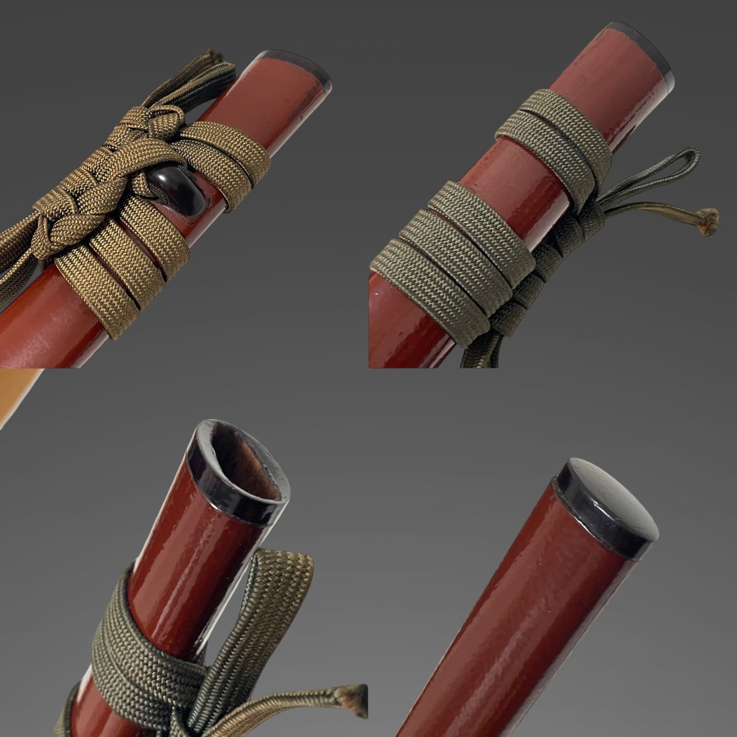 Long Red KATANA, Terukado 照門,  Dragon Fuchikashira, Earlya Edo period, NBTHK Certificate