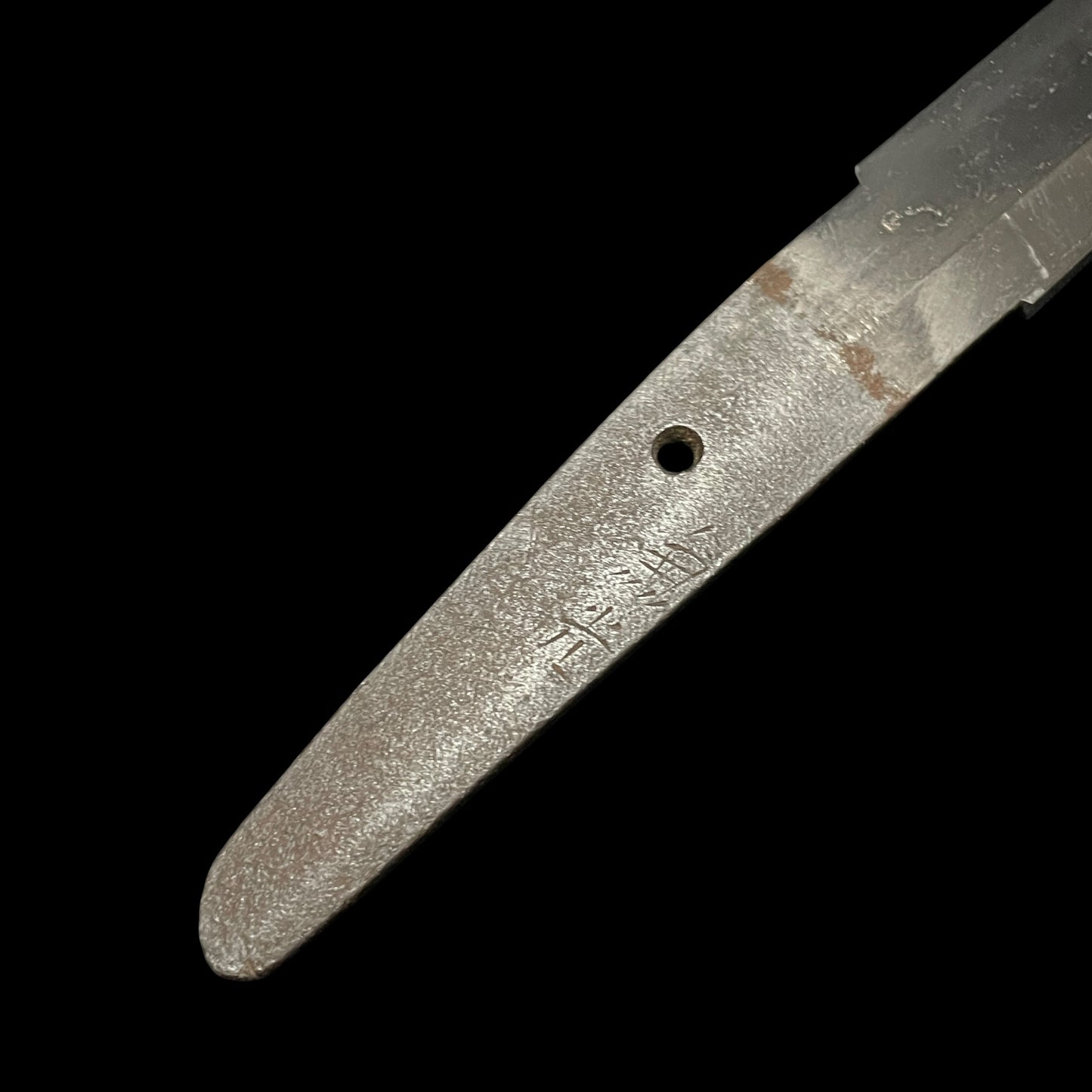 Kanemitsu 兼光 signed Short Wakizashi, Crab Menuki, Edo period