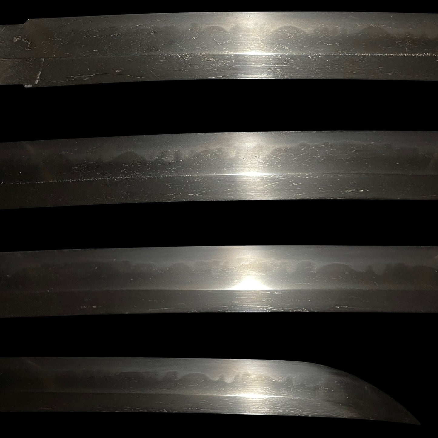 Kanemitsu 兼光 signed Short Wakizashi, Crab Menuki, Edo period