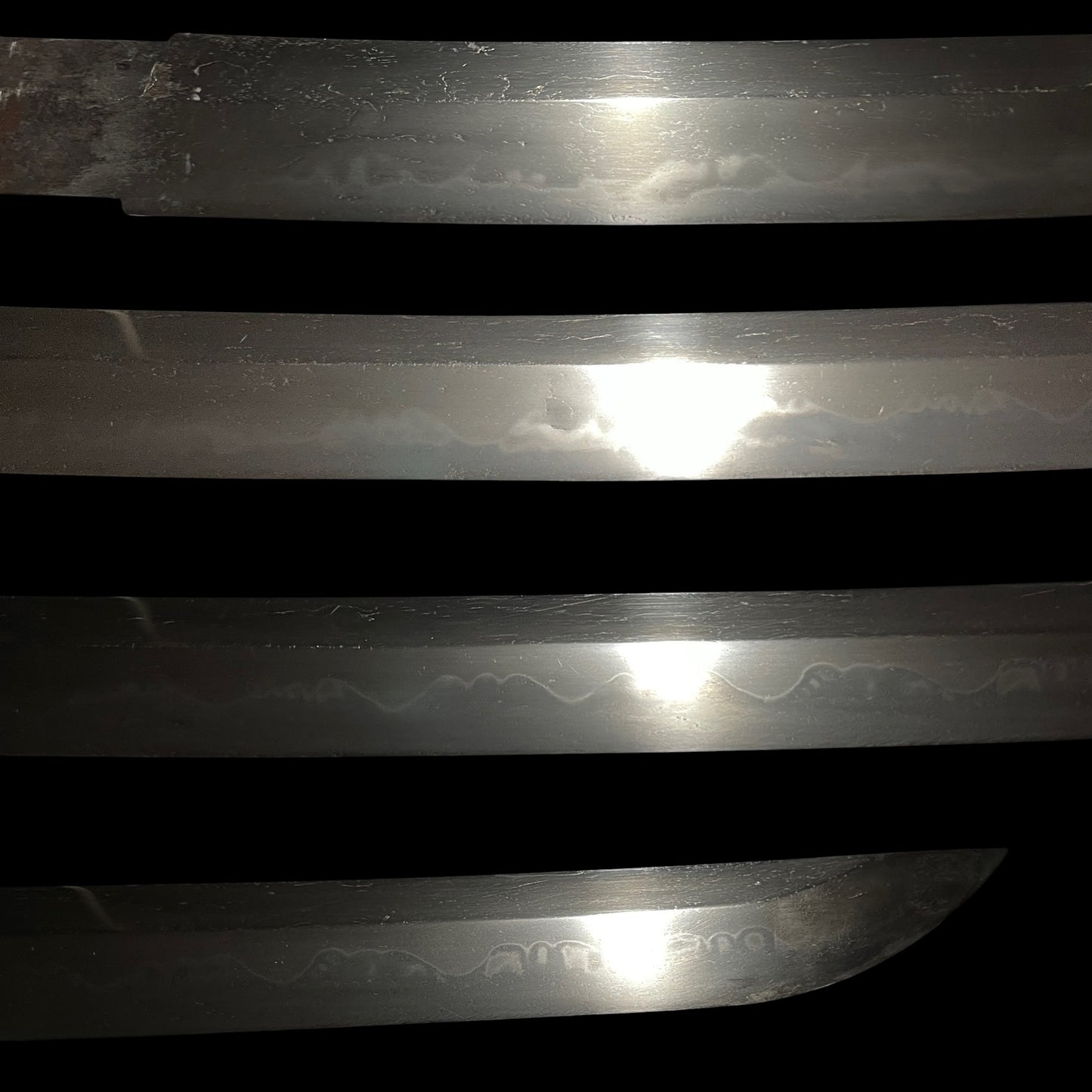 Kanemitsu 兼光 signed Short Wakizashi, Crab Menuki, Edo period