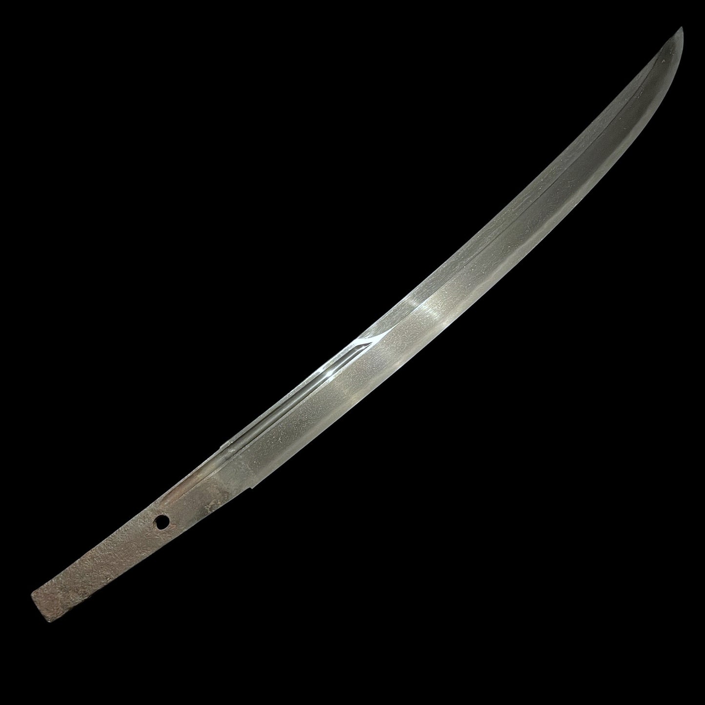 Heavy NAGINATA-NAOSHI 薙刀直し Wakizashi, Rugged blade, Muromachi period mumei