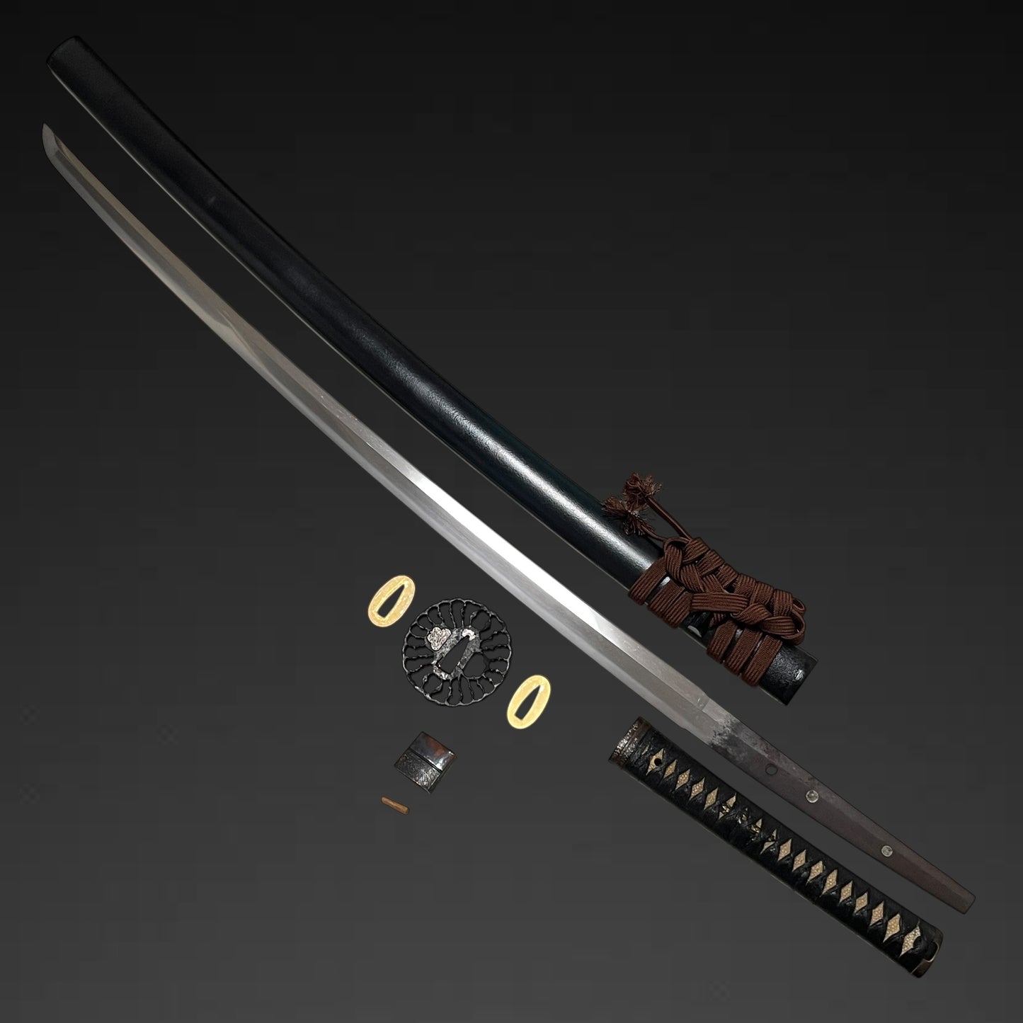 NANBOKUCHO Period, Chiyozuru 千代鶴 KATANA, Rai School, NBTHK Certificate, with Shirasaya