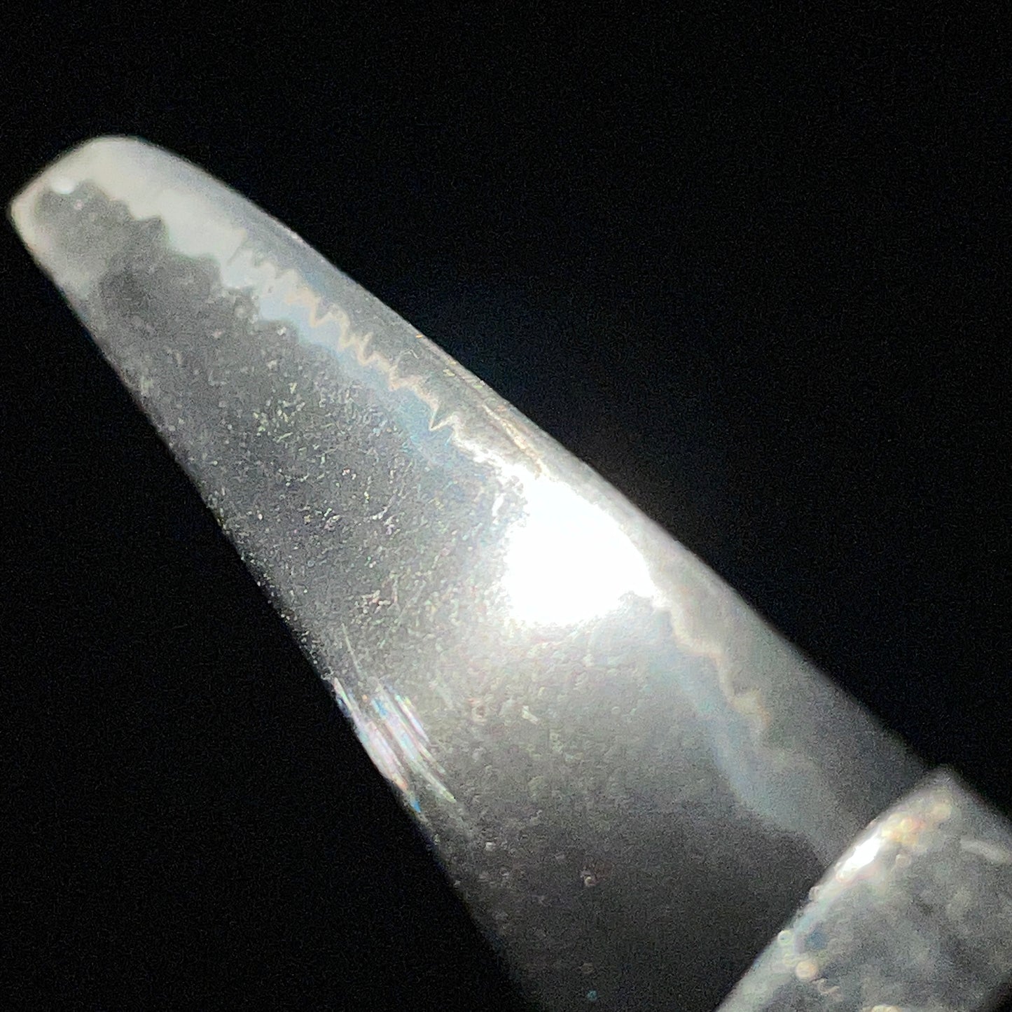 Aikuchi Koshirae Sunnobi-Tanto, Copper Kozuka, Sendankizami-Saya, Thick blade