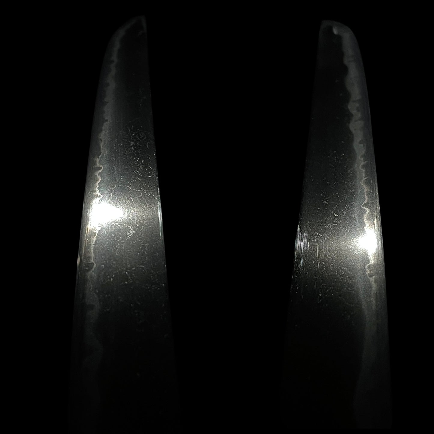 Aikuchi Koshirae Sunnobi-Tanto, Copper Kozuka, Sendankizami-Saya, Thick blade