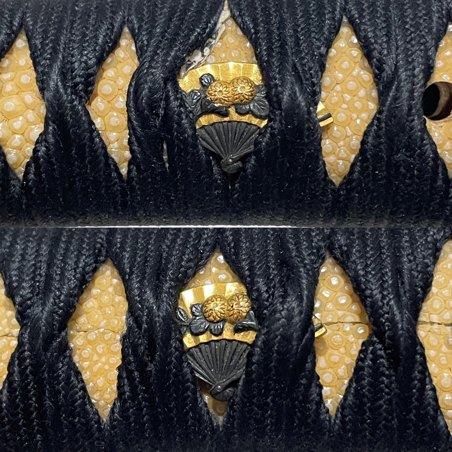 Aikuchi Koshirae Sunnobi-Tanto, Copper Kozuka, Sendankizami-Saya, Thick blade
