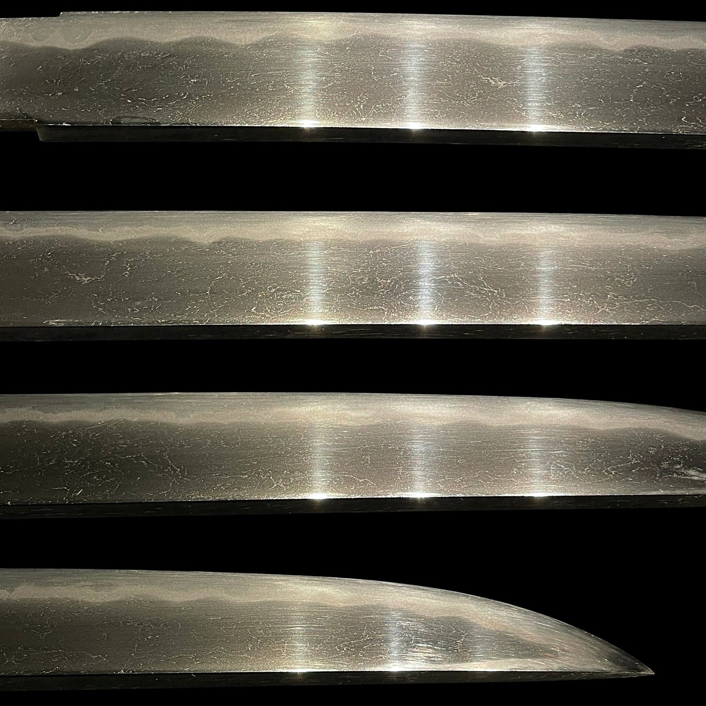 Aikuchi Koshirae Sunnobi-Tanto, Copper Kozuka, Sendankizami-Saya, Thick blade