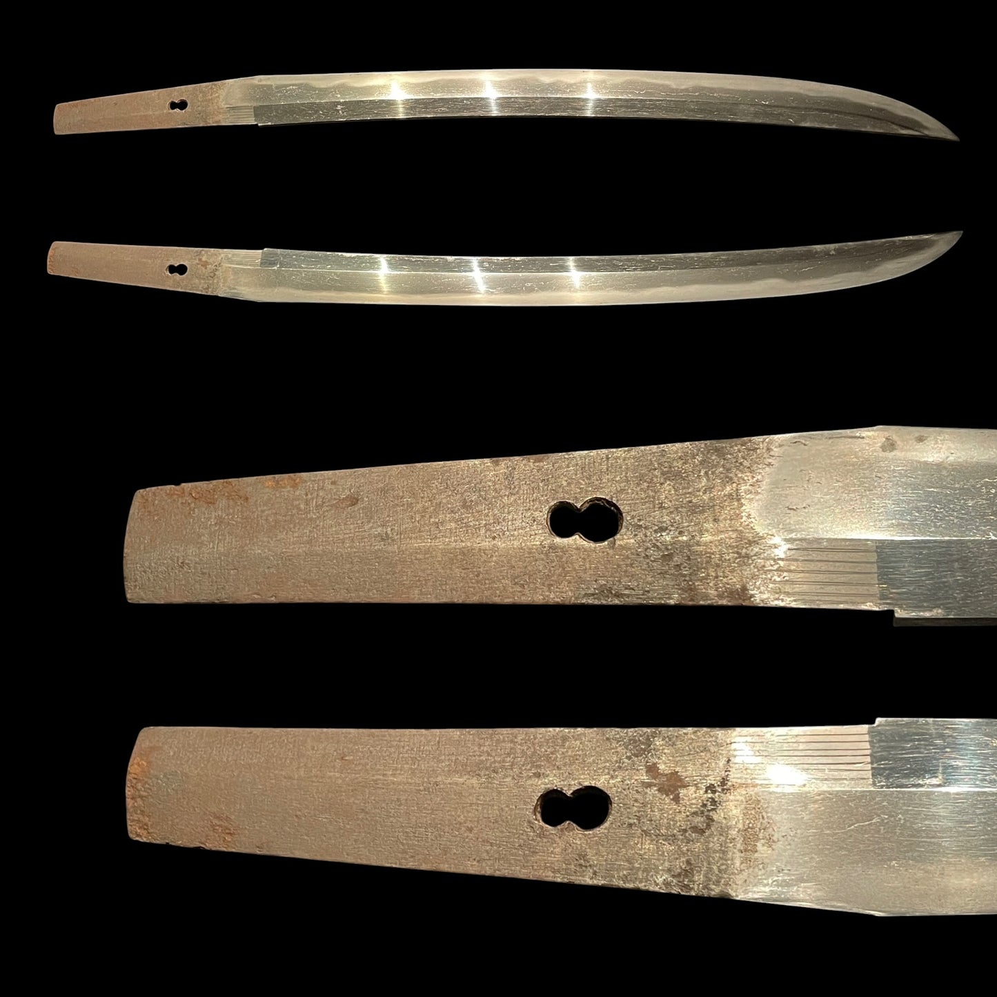 Shobuzukuri Wakizashi in Shirasaya, Muromachi period mumei