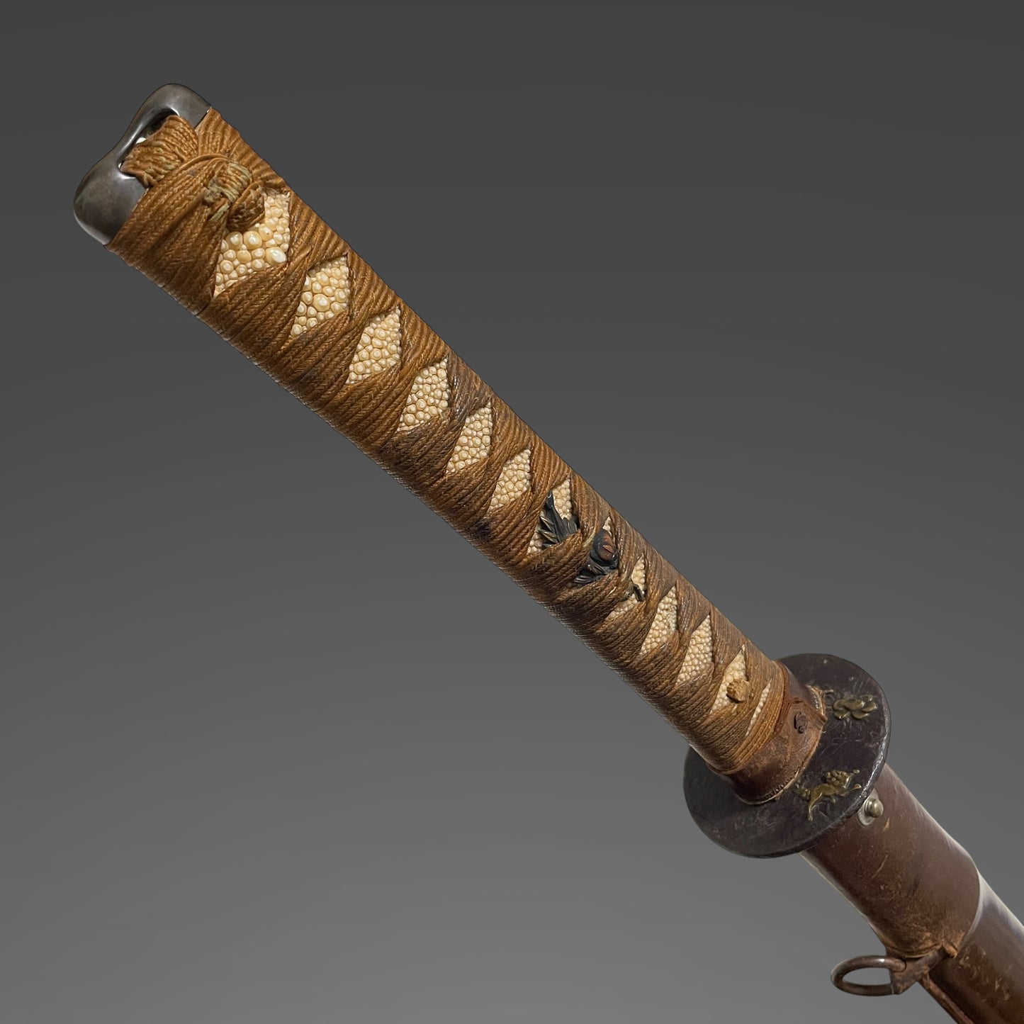 Ryakushiki GUNTO 略式軍刀, Leather Gourmette, Japanese Army Officer Sword