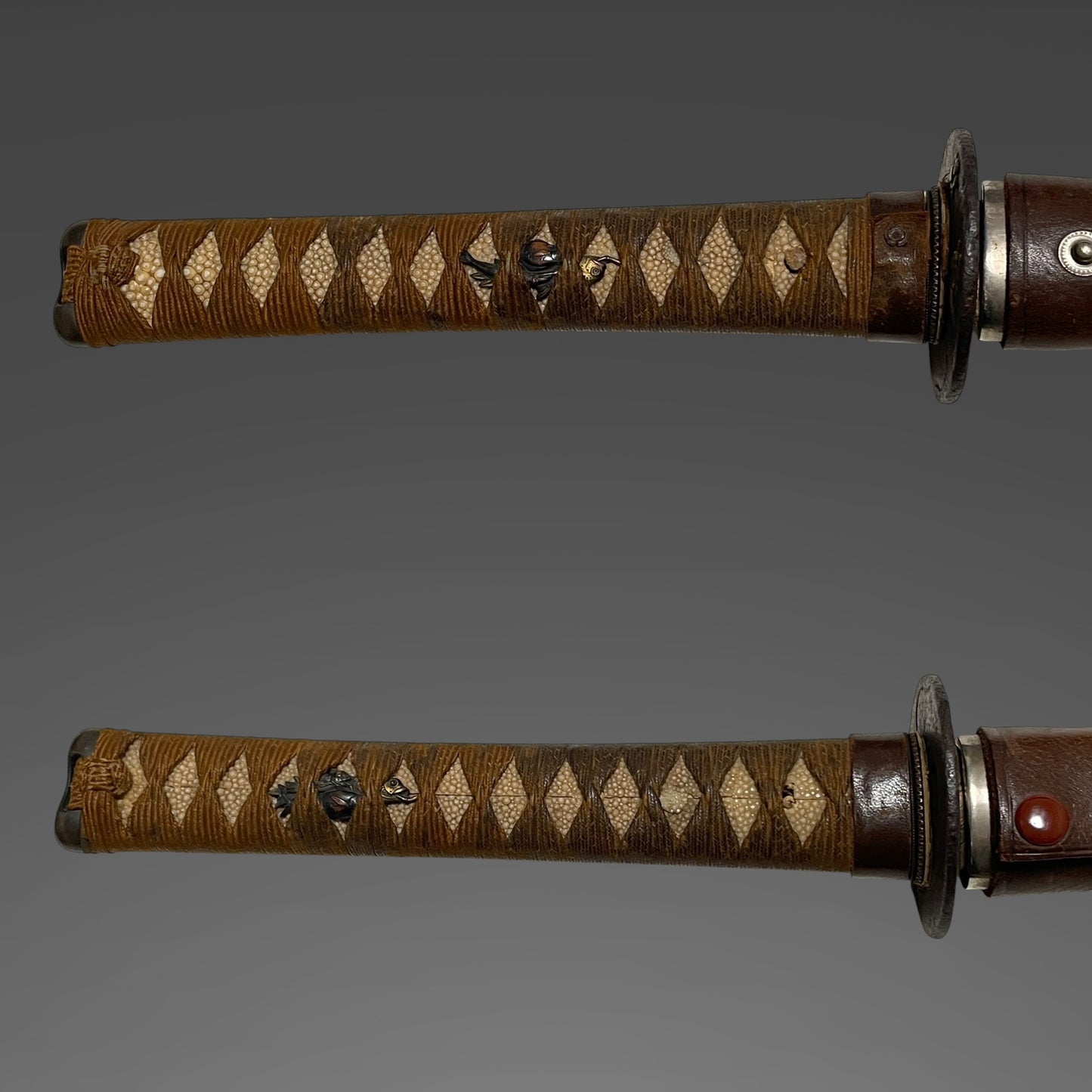 Ryakushiki GUNTO 略式軍刀, Leather Gourmette, Japanese Army Officer Sword