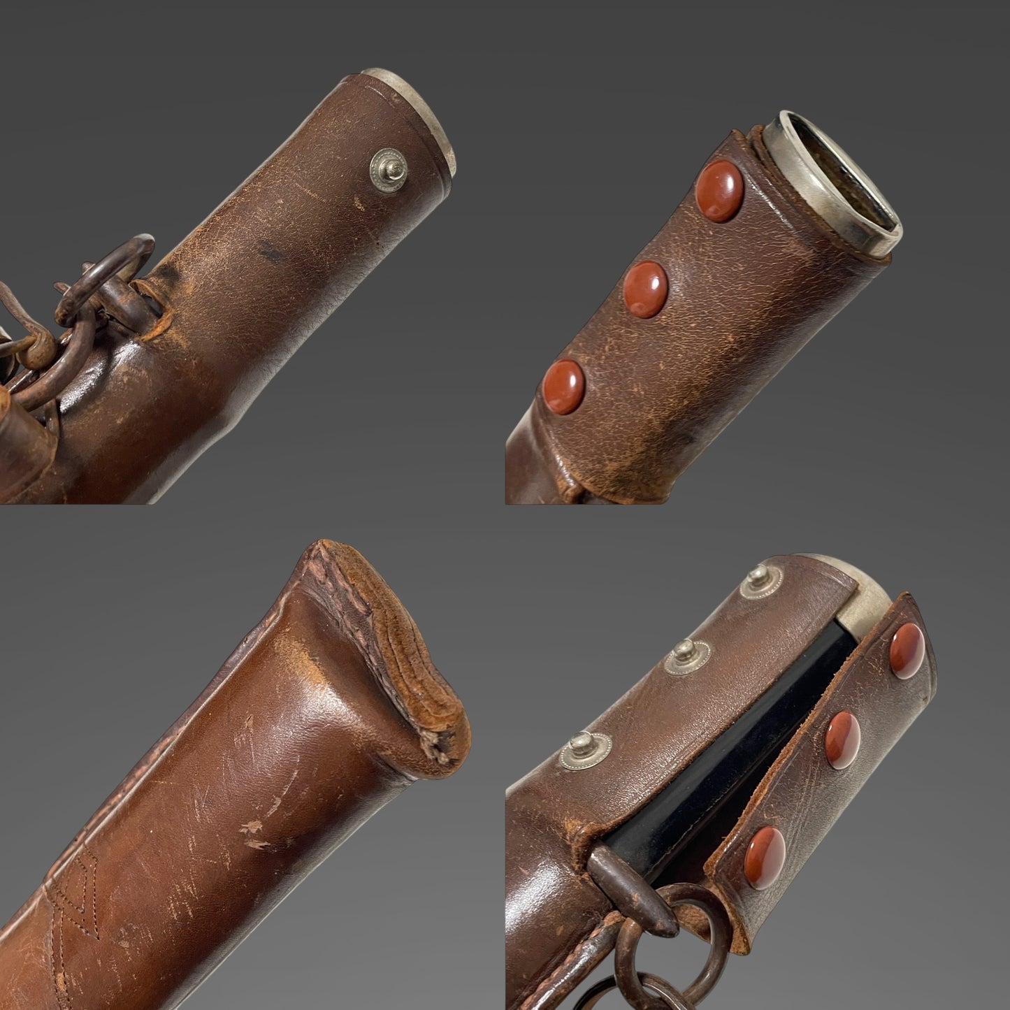 Ryakushiki GUNTO 略式軍刀, Leather Gourmette, Japanese Army Officer Sword