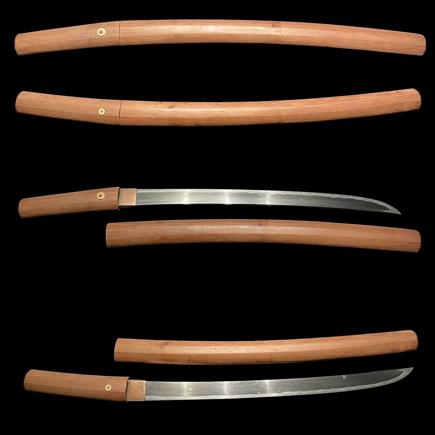 Long Hirazukuri Wakizashi, Masamori 正守 signed, Muromachi period