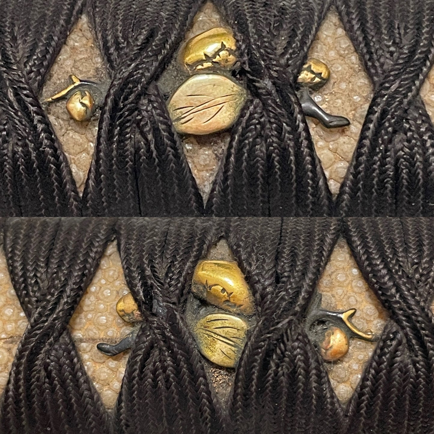 Naginata Naoshi 薙刀直し Wakizashi, Hizenkokuju Tadayoshi 肥前國住忠吉 signed, Mino Fittings