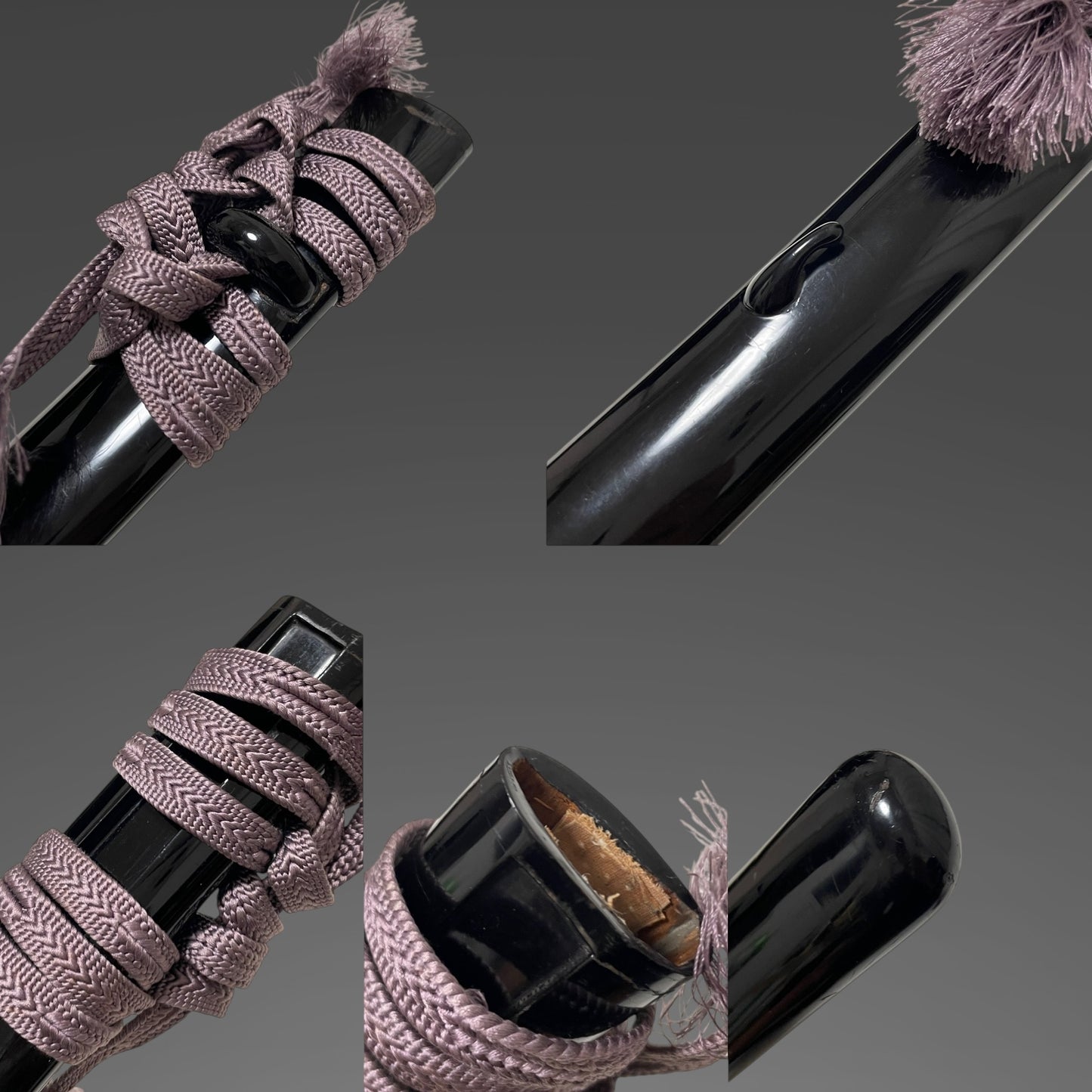Hirazukuri Wakizashi, Butterflies and peonies Fittings, Enju Nobukatsu signed Kozuka