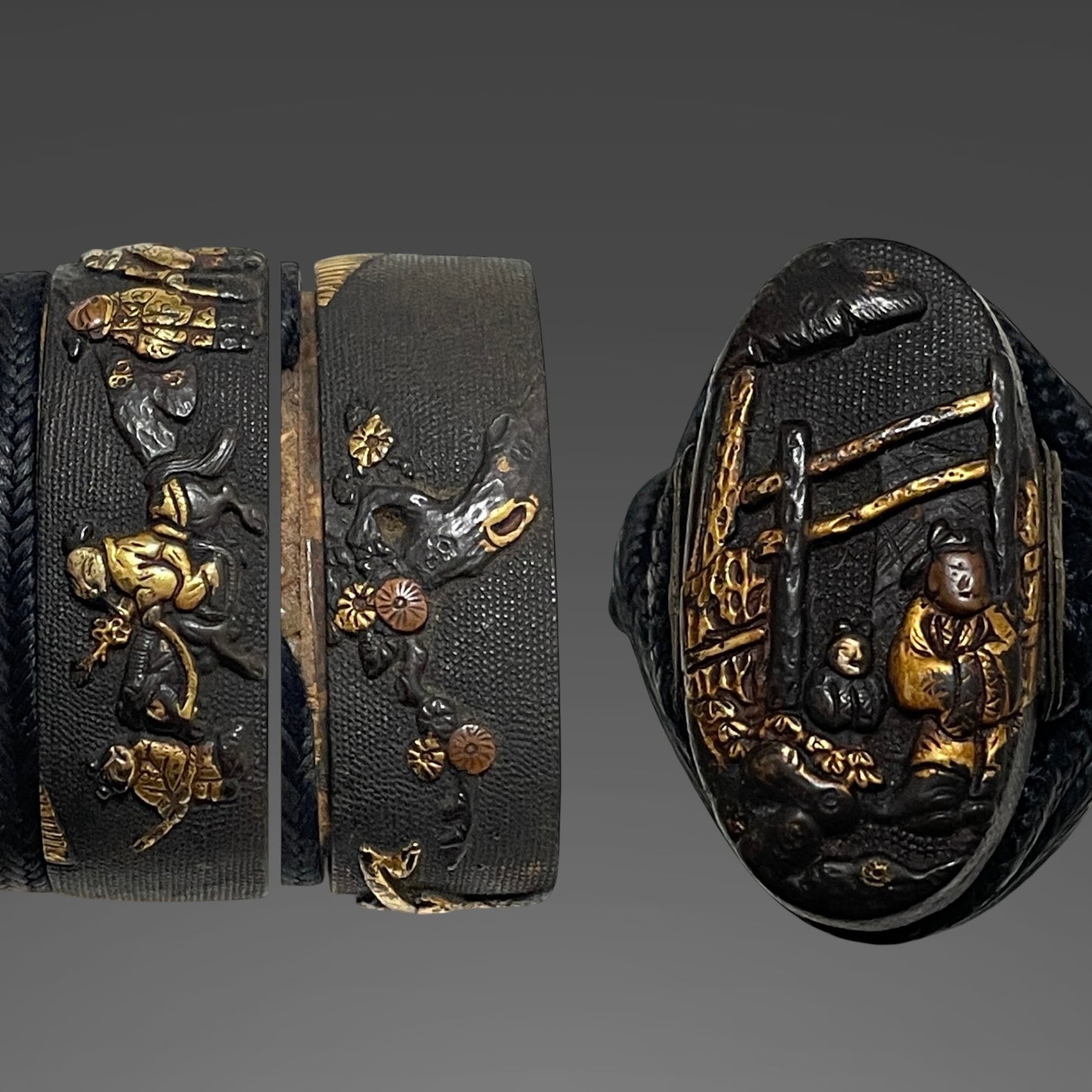 Hishuju Hironaga 肥州住廣長 signed Wakizashi, Ishimochiishi Saya 石首魚石鞘, Edo period